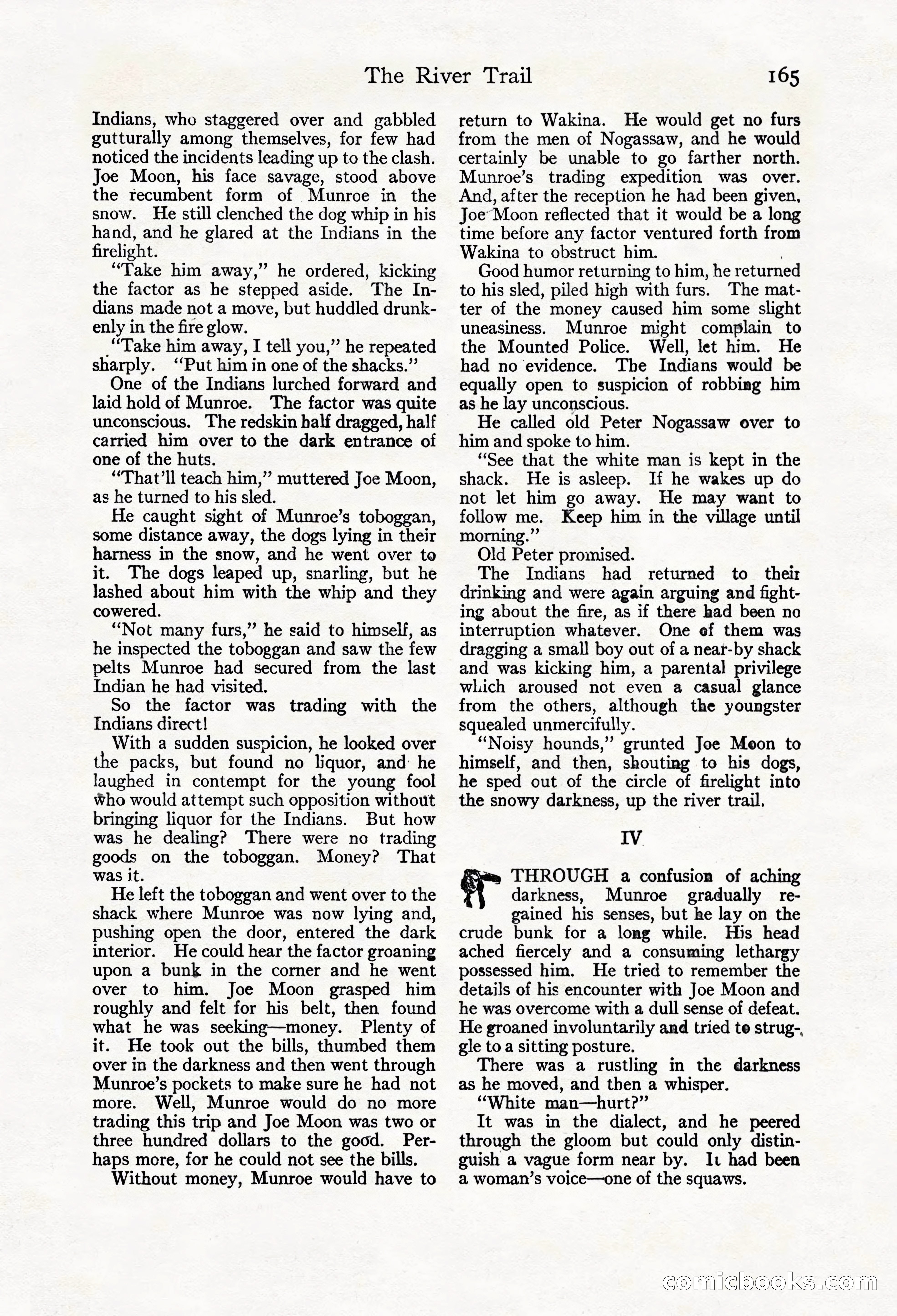 Adventure Magazine Cover, March 20, 1925 — page 183 of 212