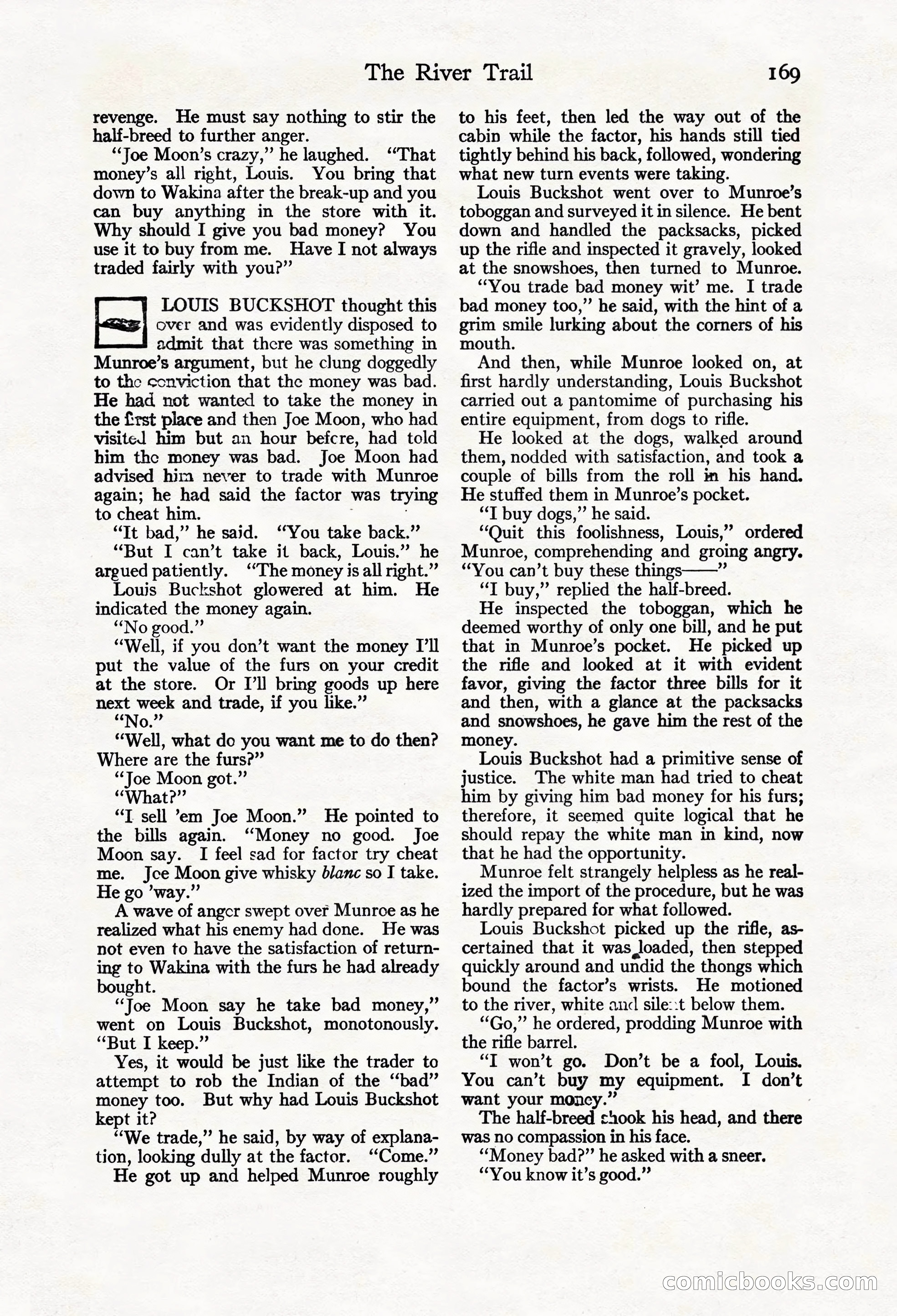 Adventure Magazine Cover, March 20, 1925 — page 187 of 212