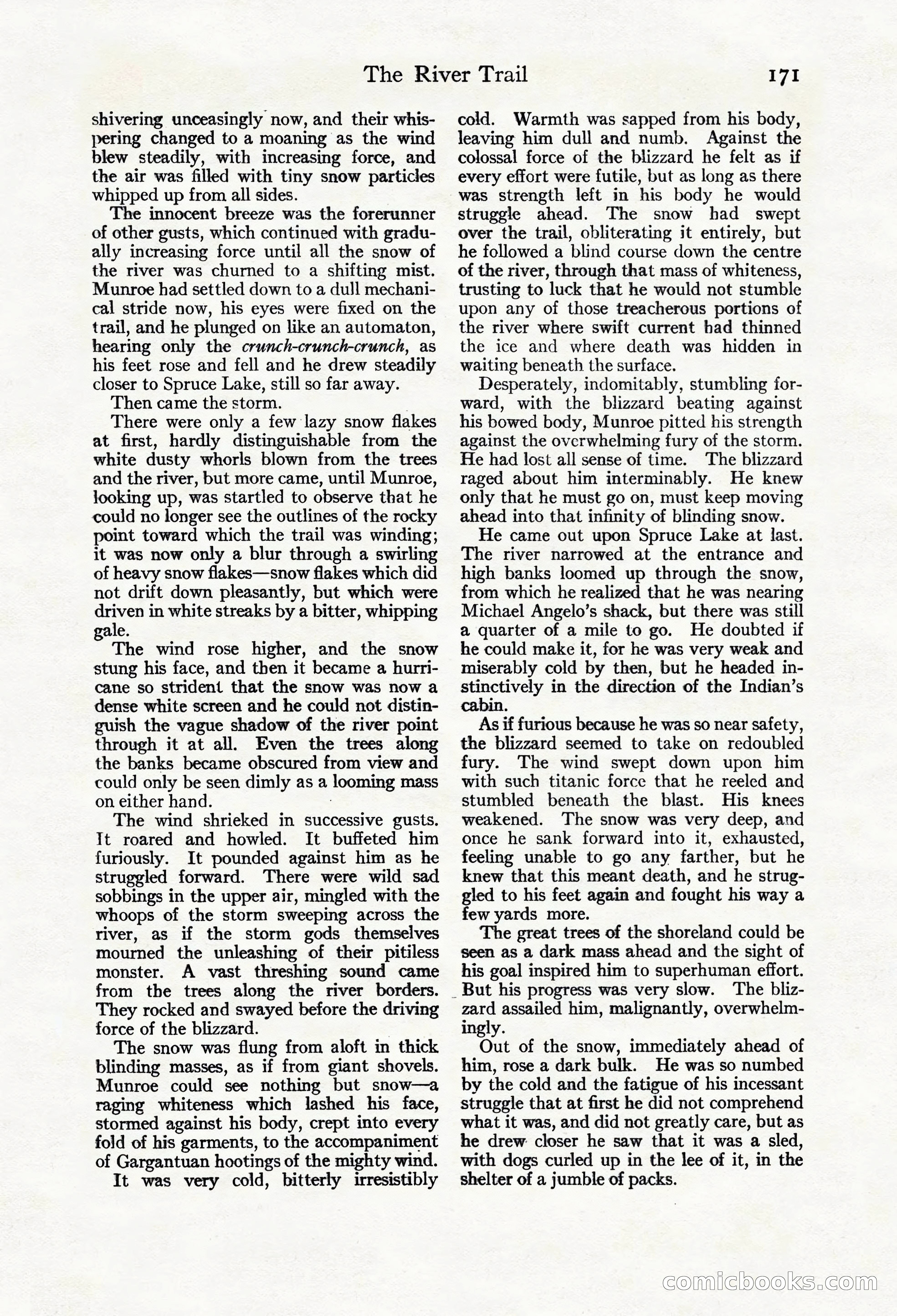Adventure Magazine Cover, March 20, 1925 — page 189 of 212