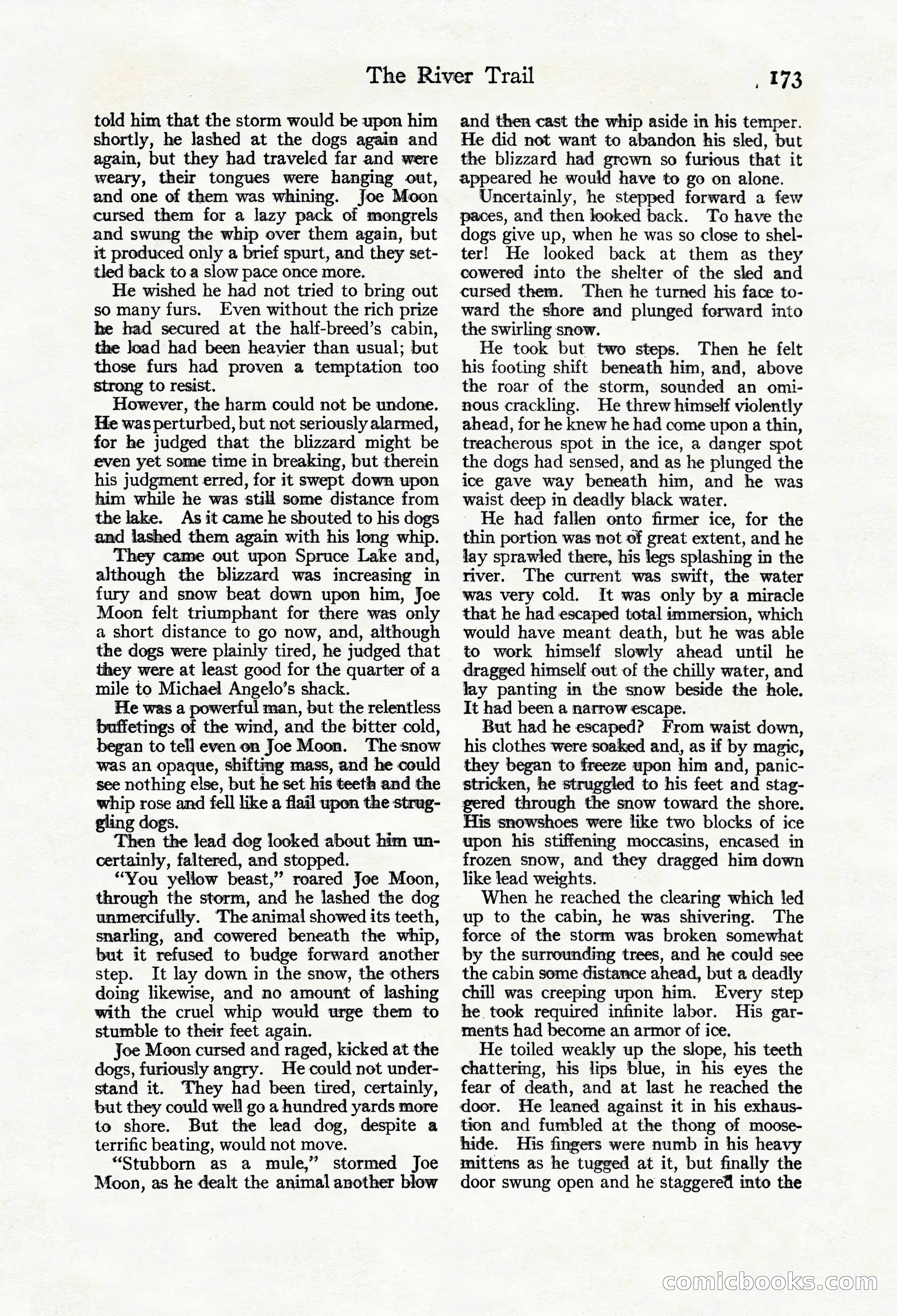 Adventure Magazine Cover, March 20, 1925 — page 191 of 212
