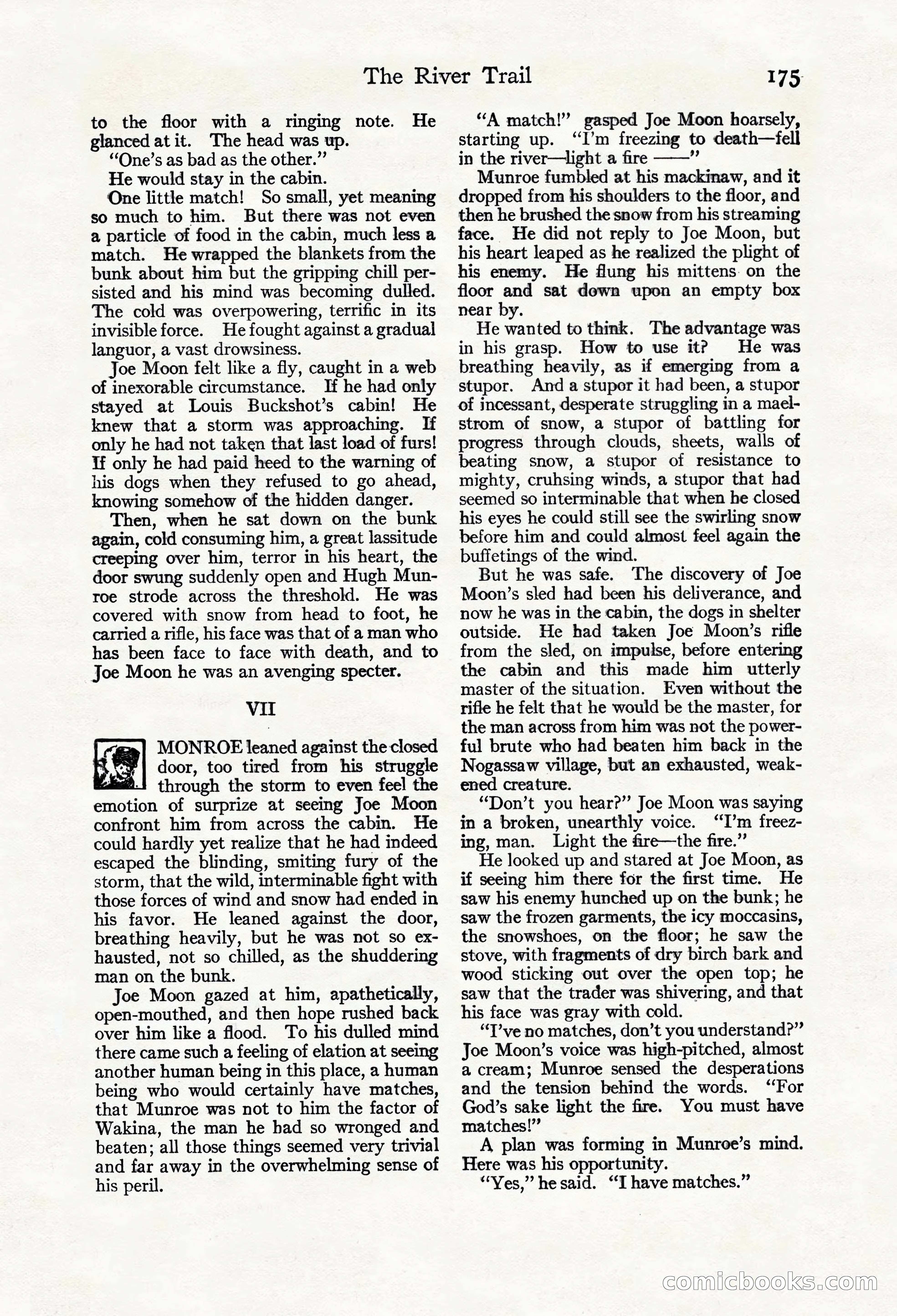 Adventure Magazine Cover, March 20, 1925 — page 193 of 212