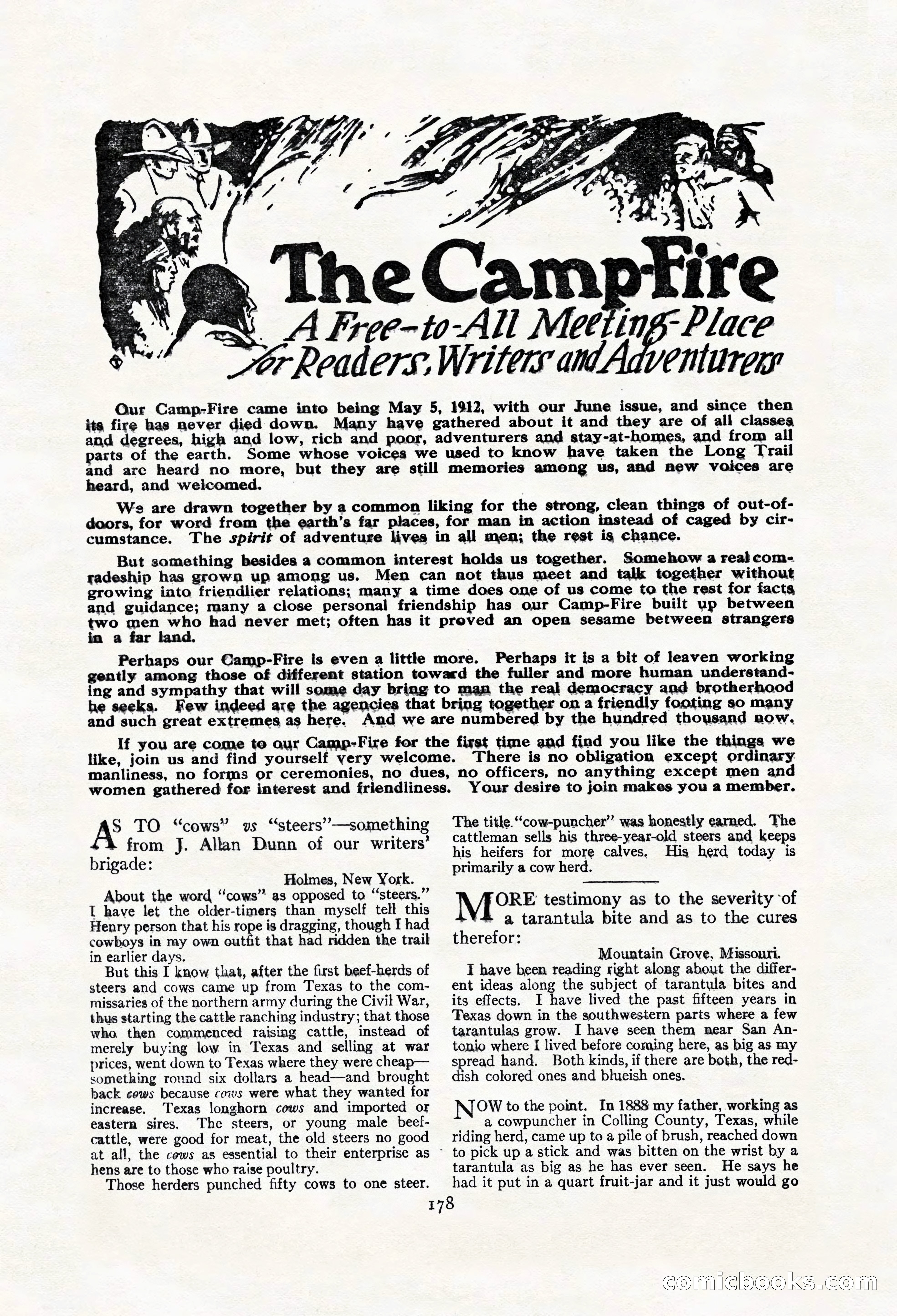 Adventure Magazine Cover, March 20, 1925 — page 196 of 212