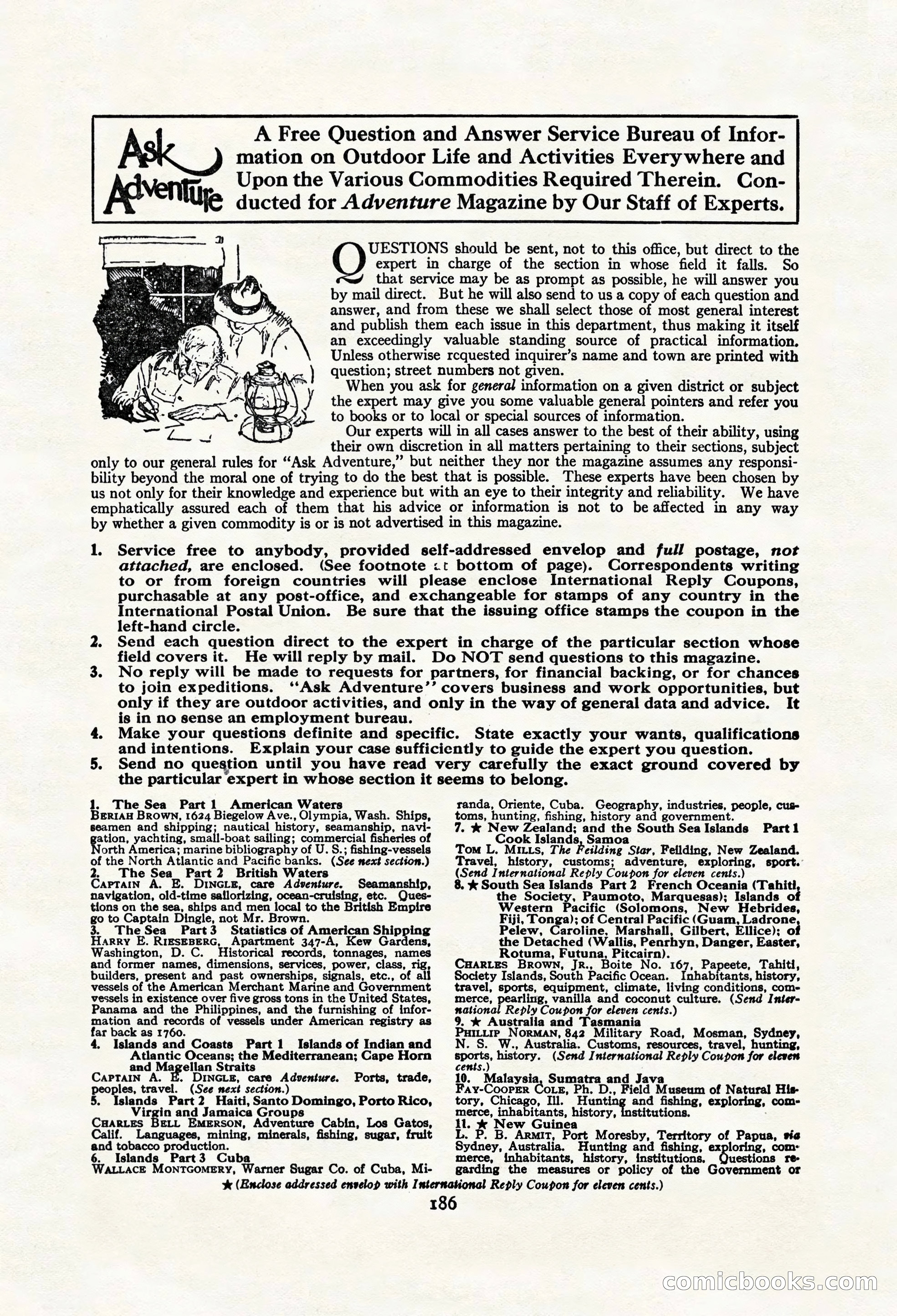 Adventure Magazine Cover, March 20, 1925 — page 204 of 212