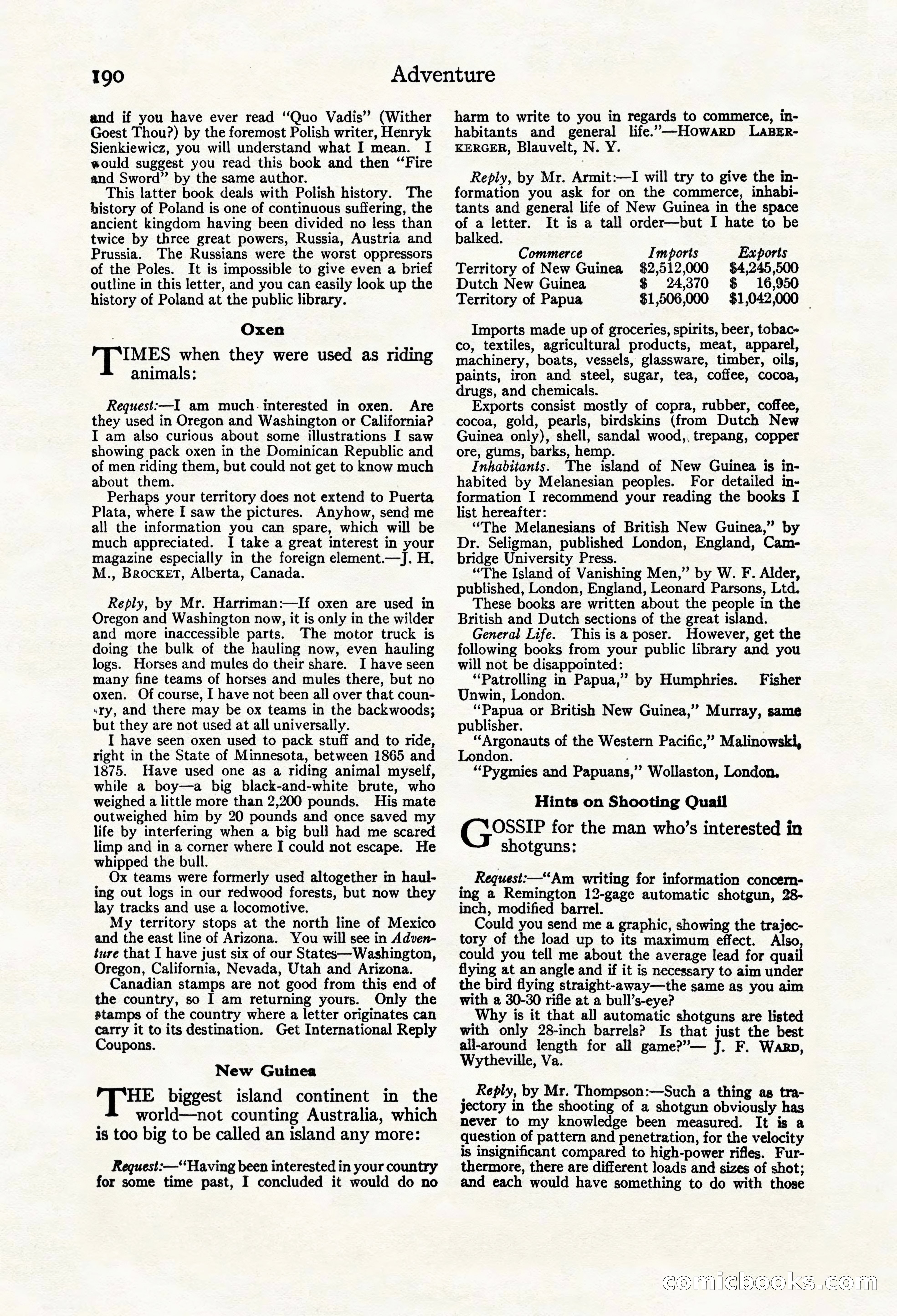 Adventure Magazine Cover, March 20, 1925 — page 208 of 212