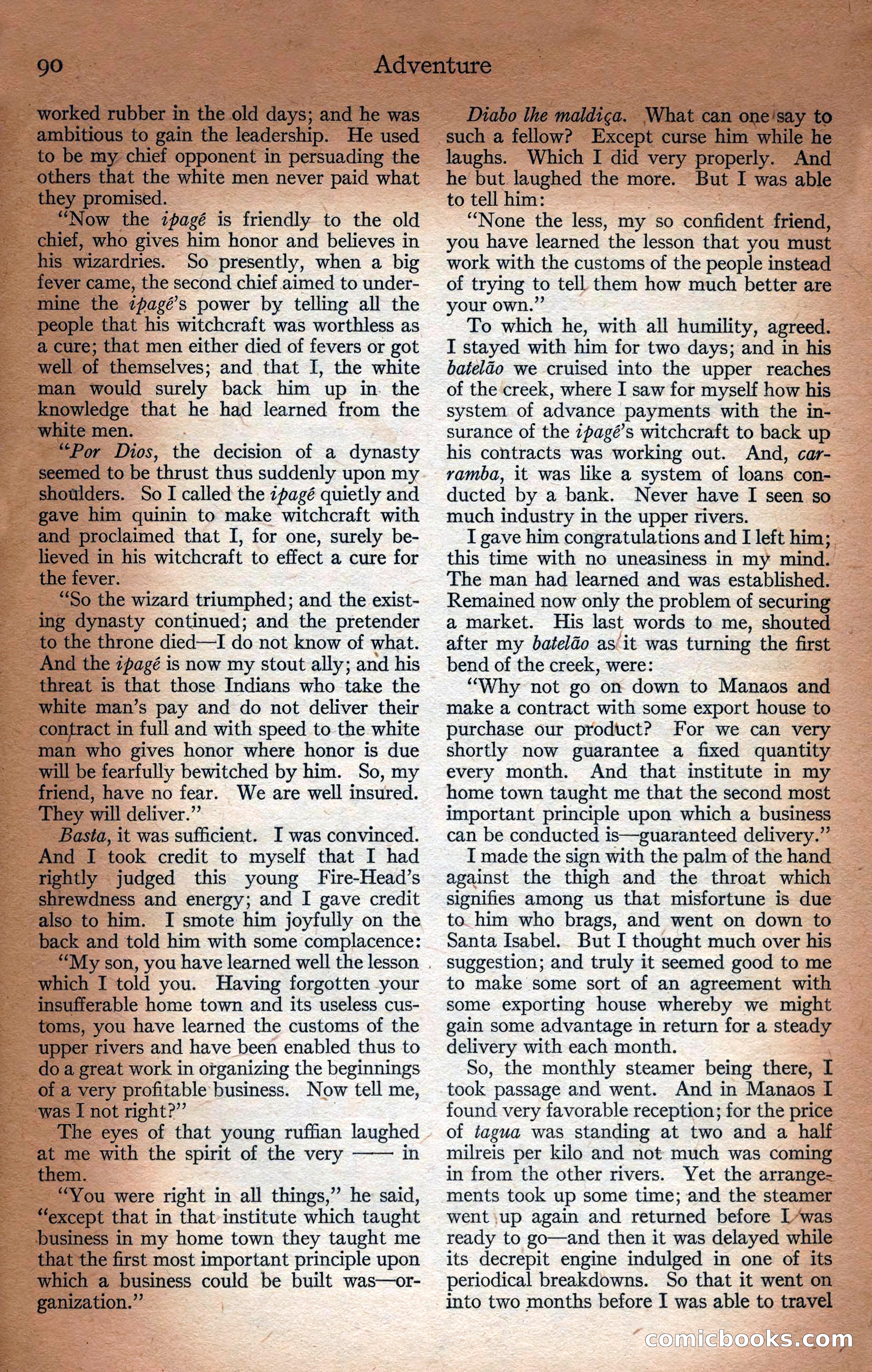 Adventure Magazine Cover — page 92 of 196