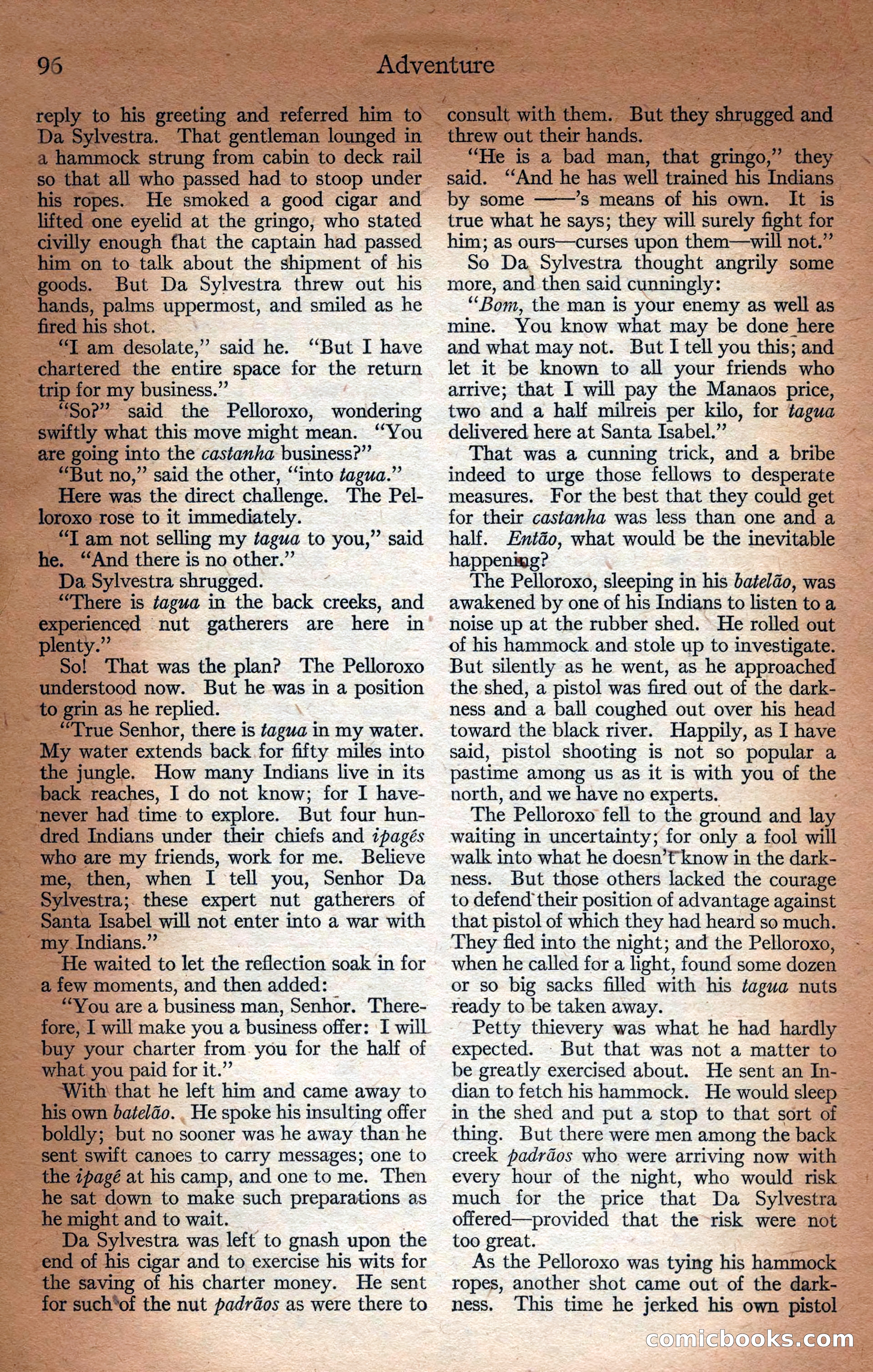 Adventure Magazine Cover — page 98 of 196