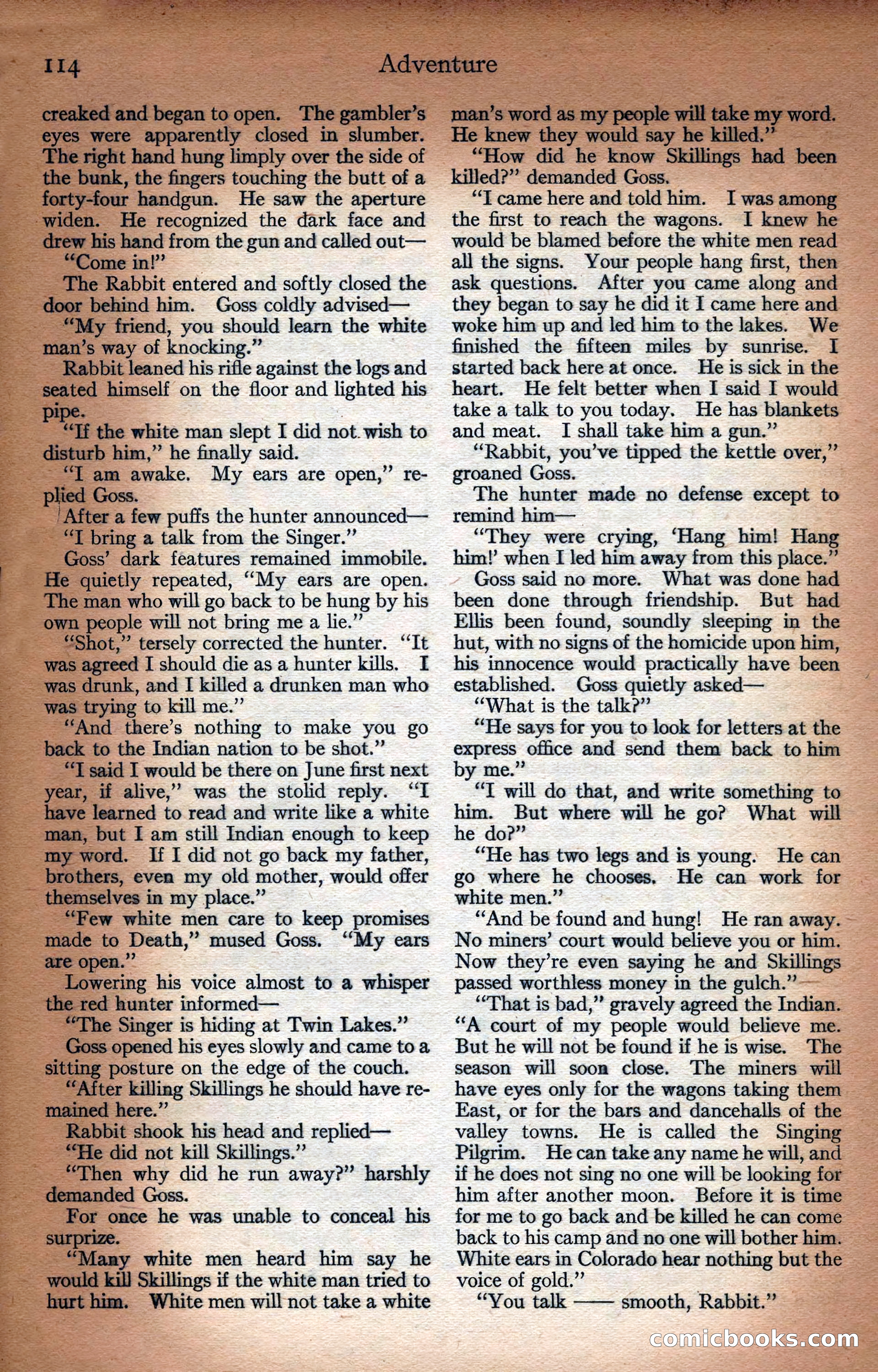 Adventure Magazine Cover — page 116 of 196
