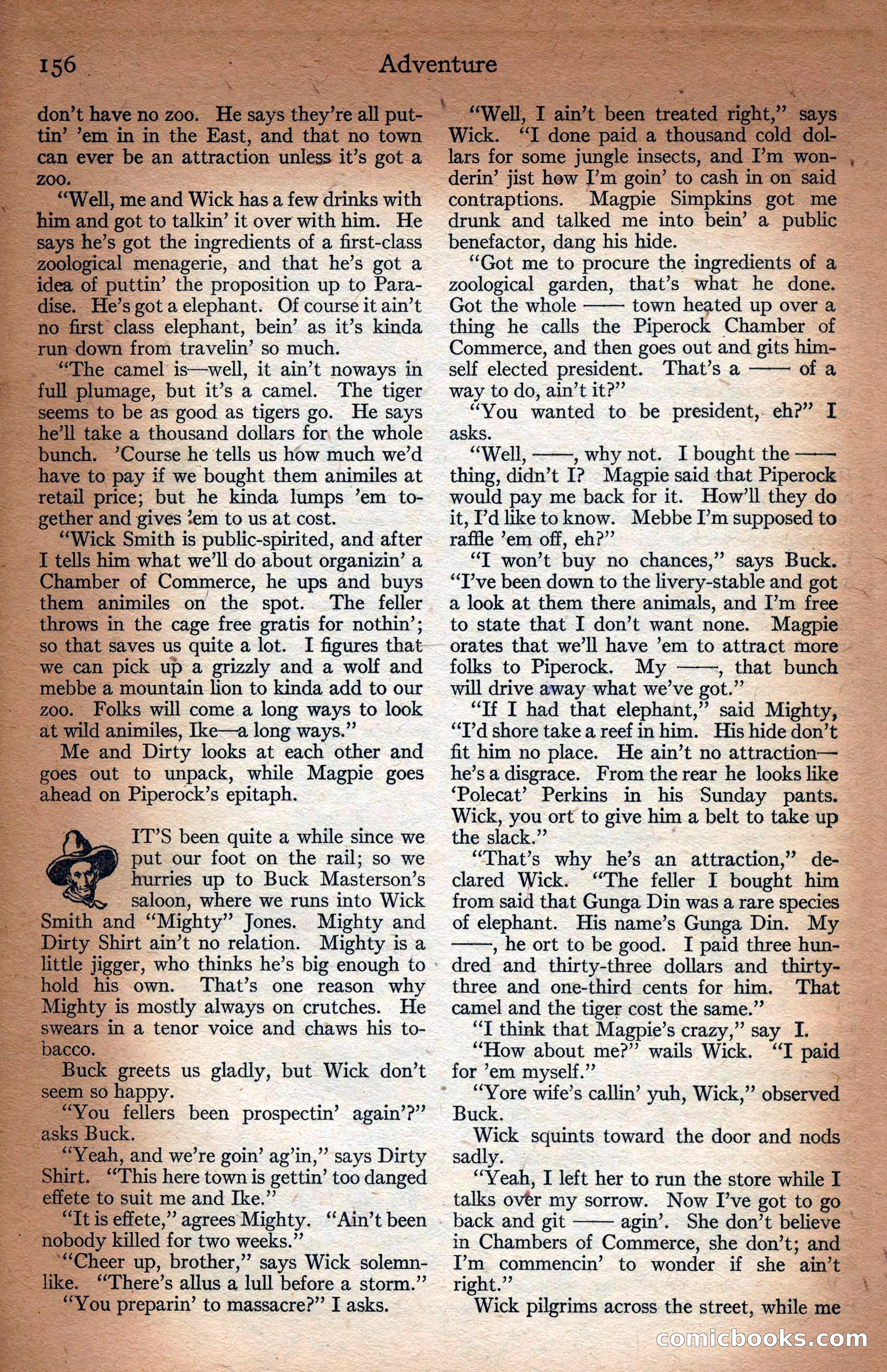 Adventure Magazine Cover — page 158 of 196