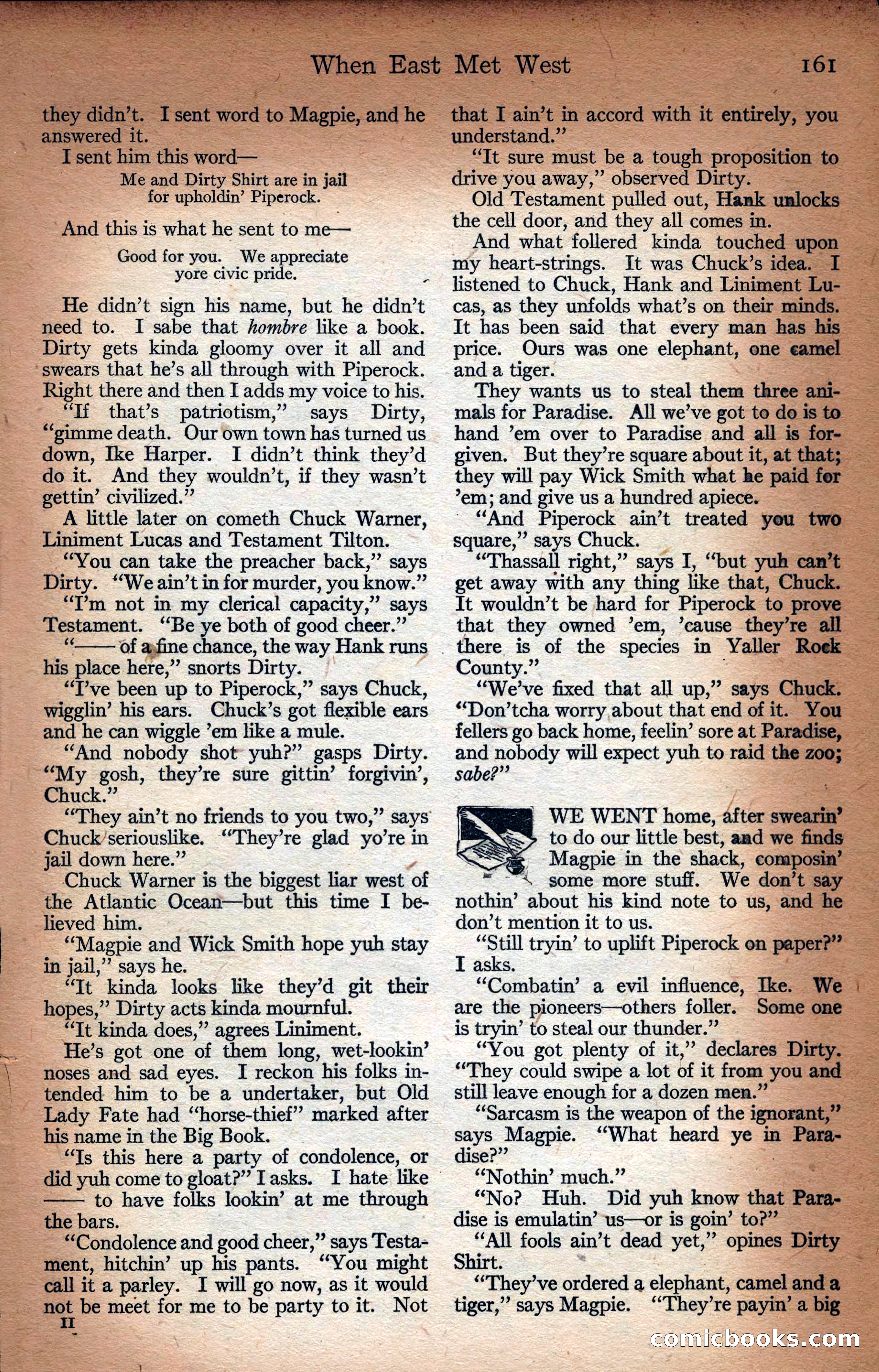 Adventure Magazine Cover — page 163 of 196