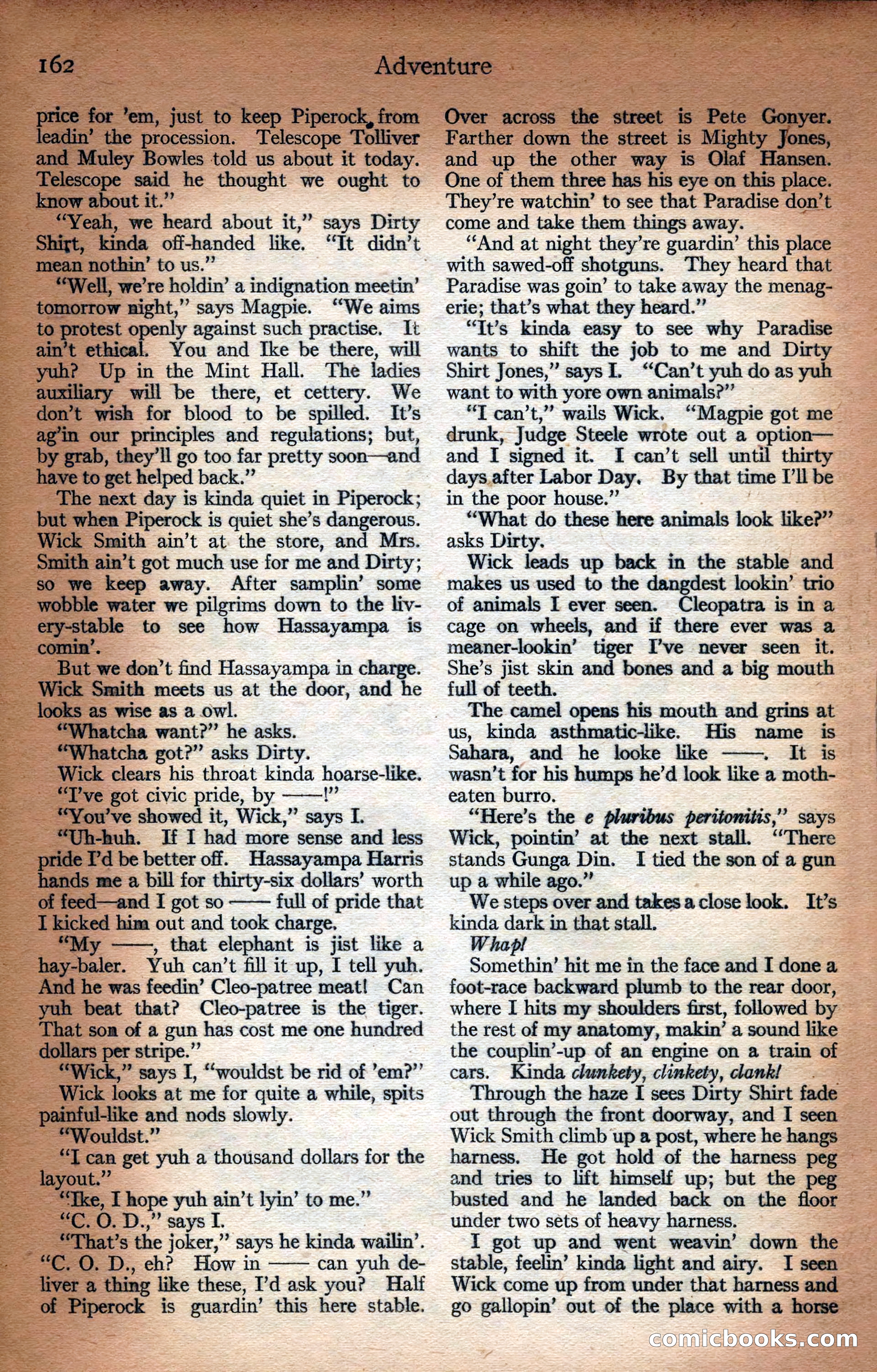 Adventure Magazine Cover — page 164 of 196