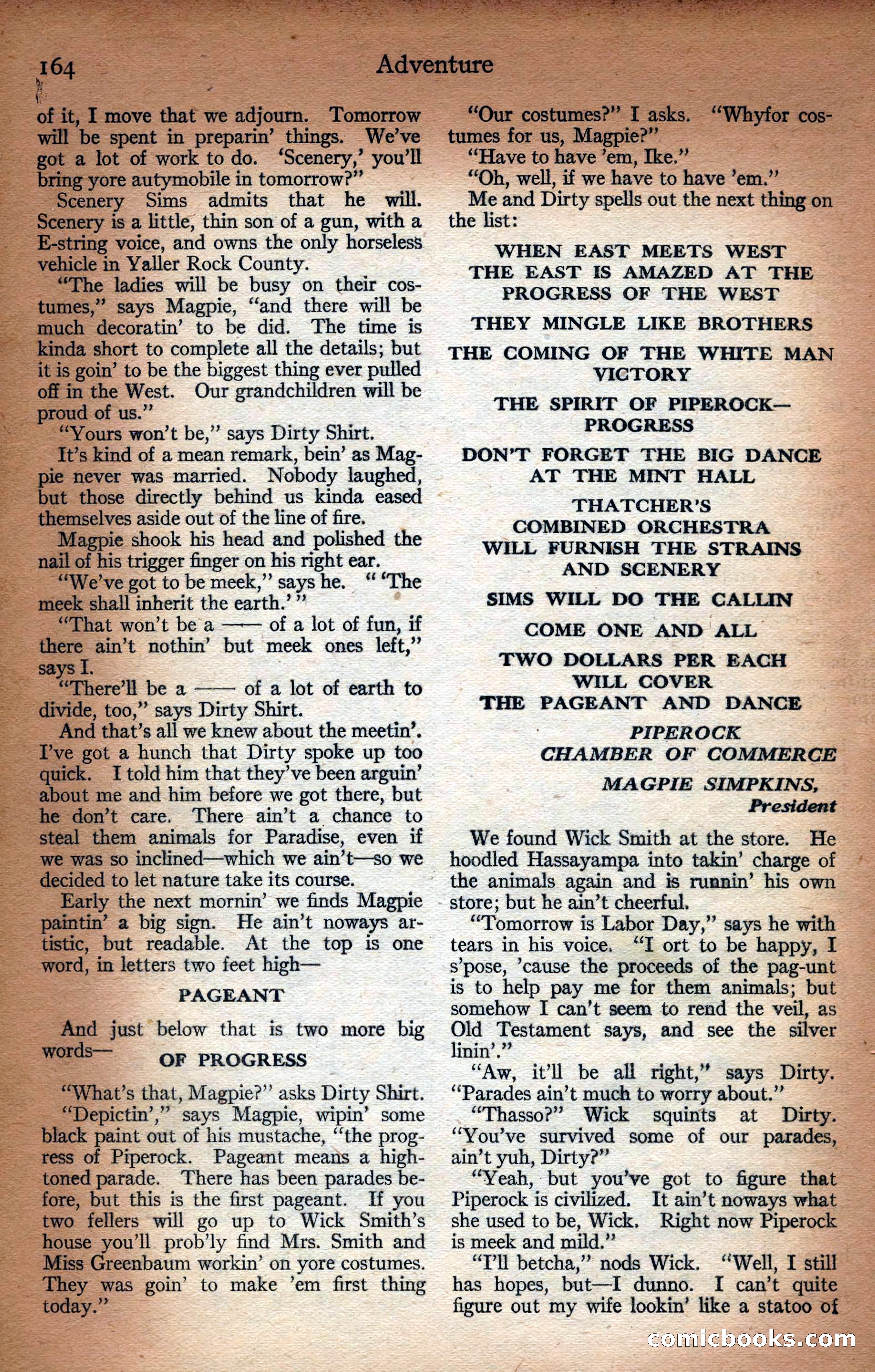 Adventure Magazine Cover — page 166 of 196