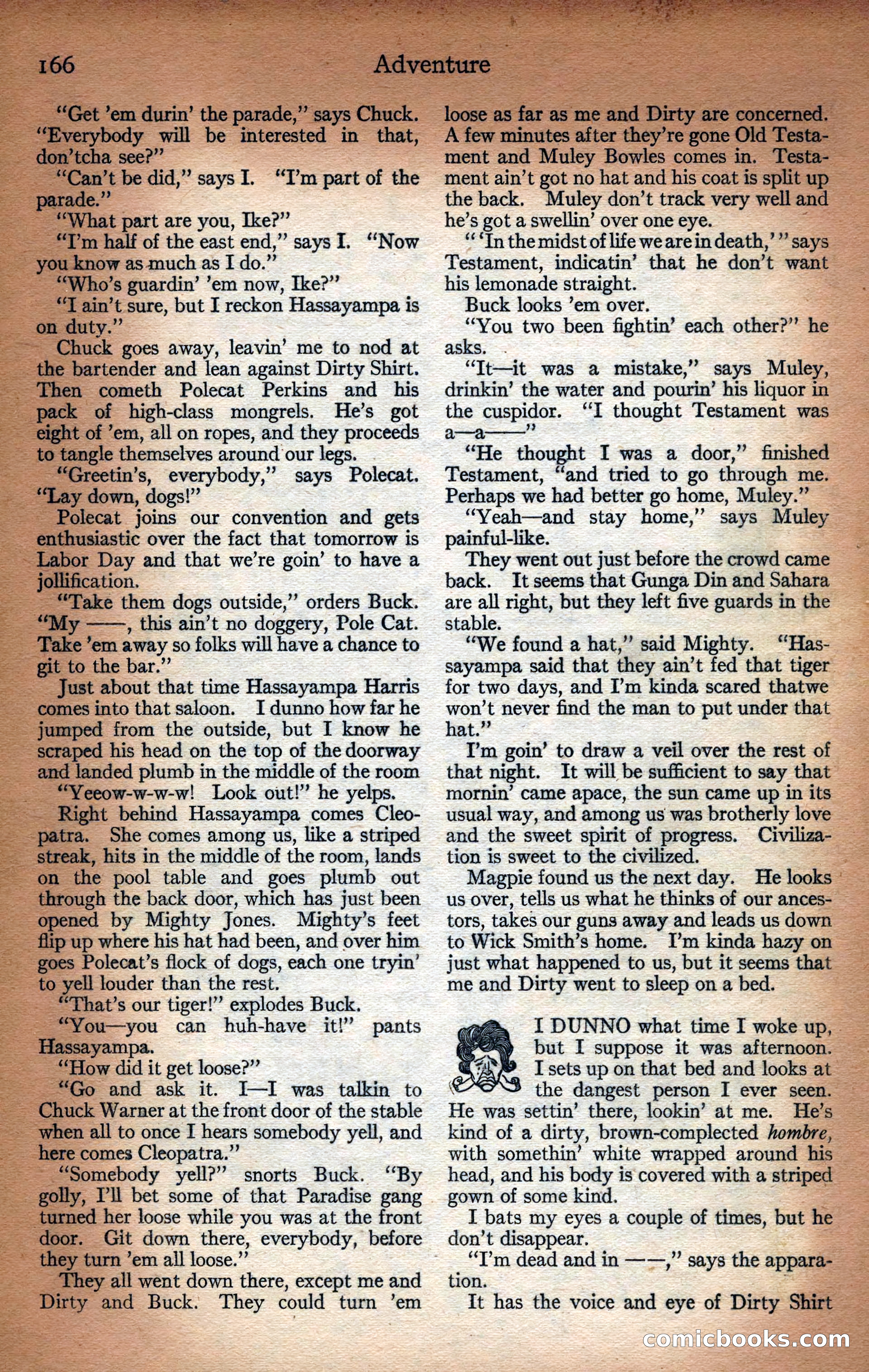 Adventure Magazine Cover — page 168 of 196