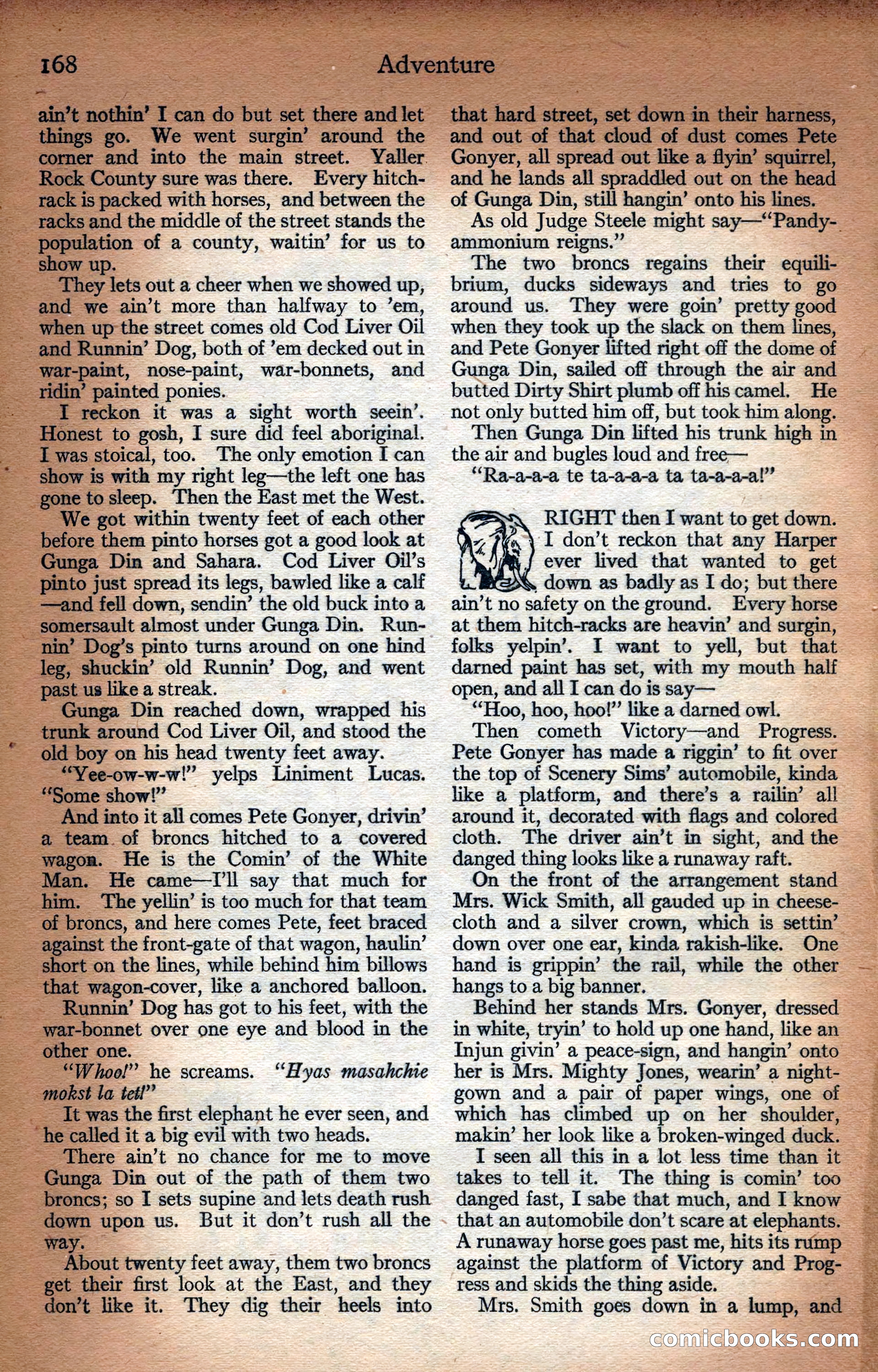 Adventure Magazine Cover — page 170 of 196