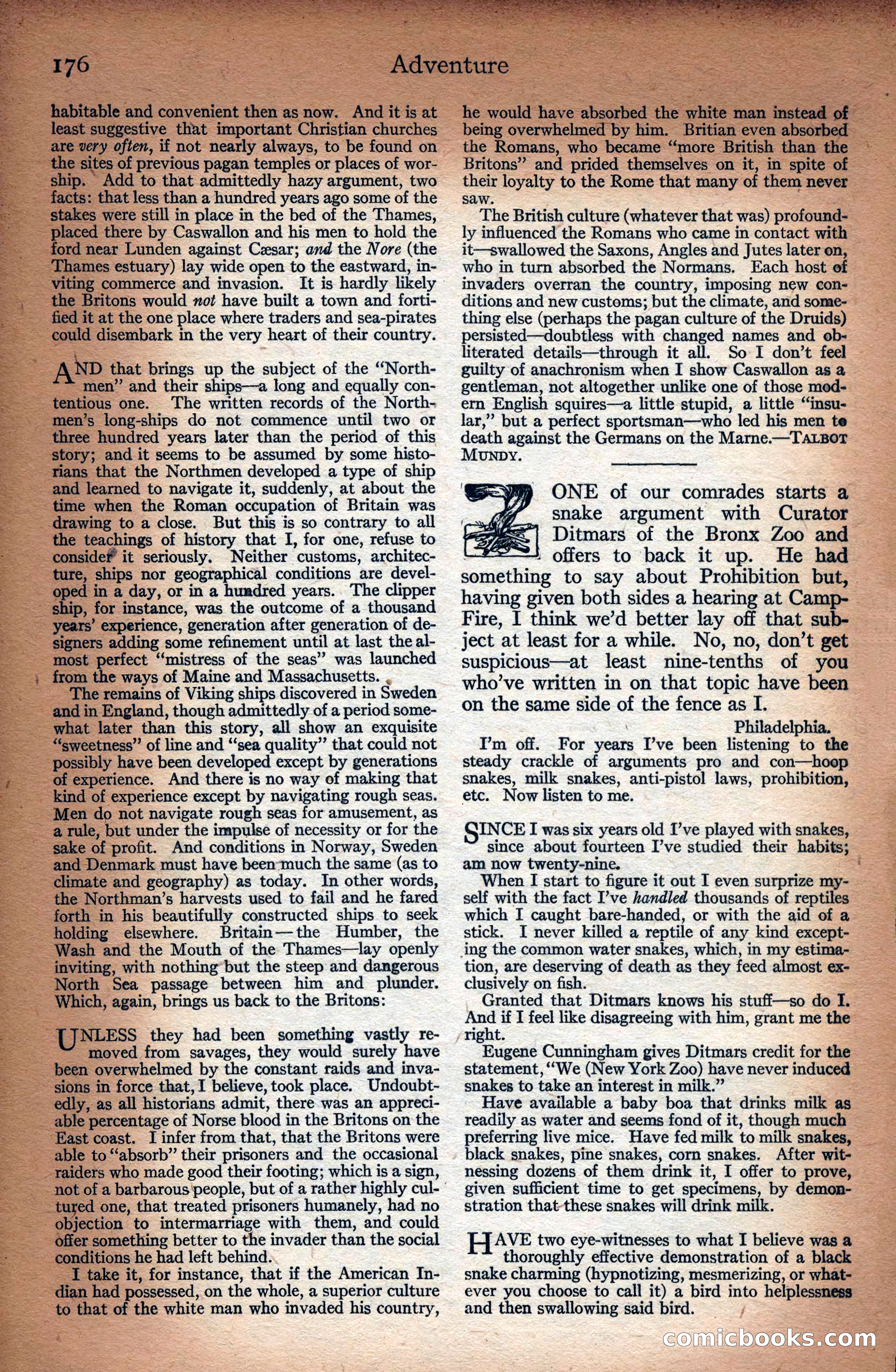 Adventure Magazine Cover — page 178 of 196