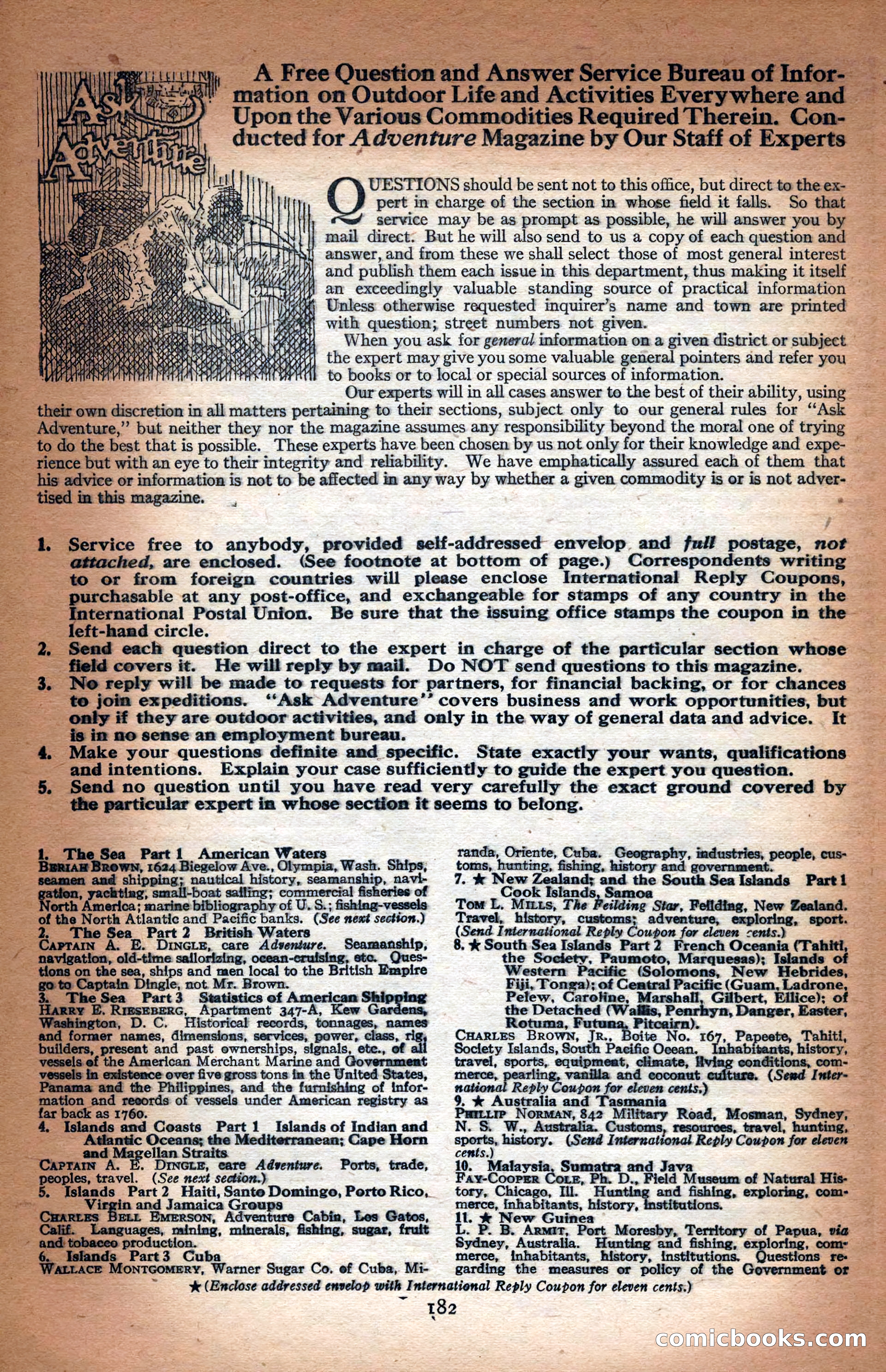 Adventure Magazine Cover — page 184 of 196