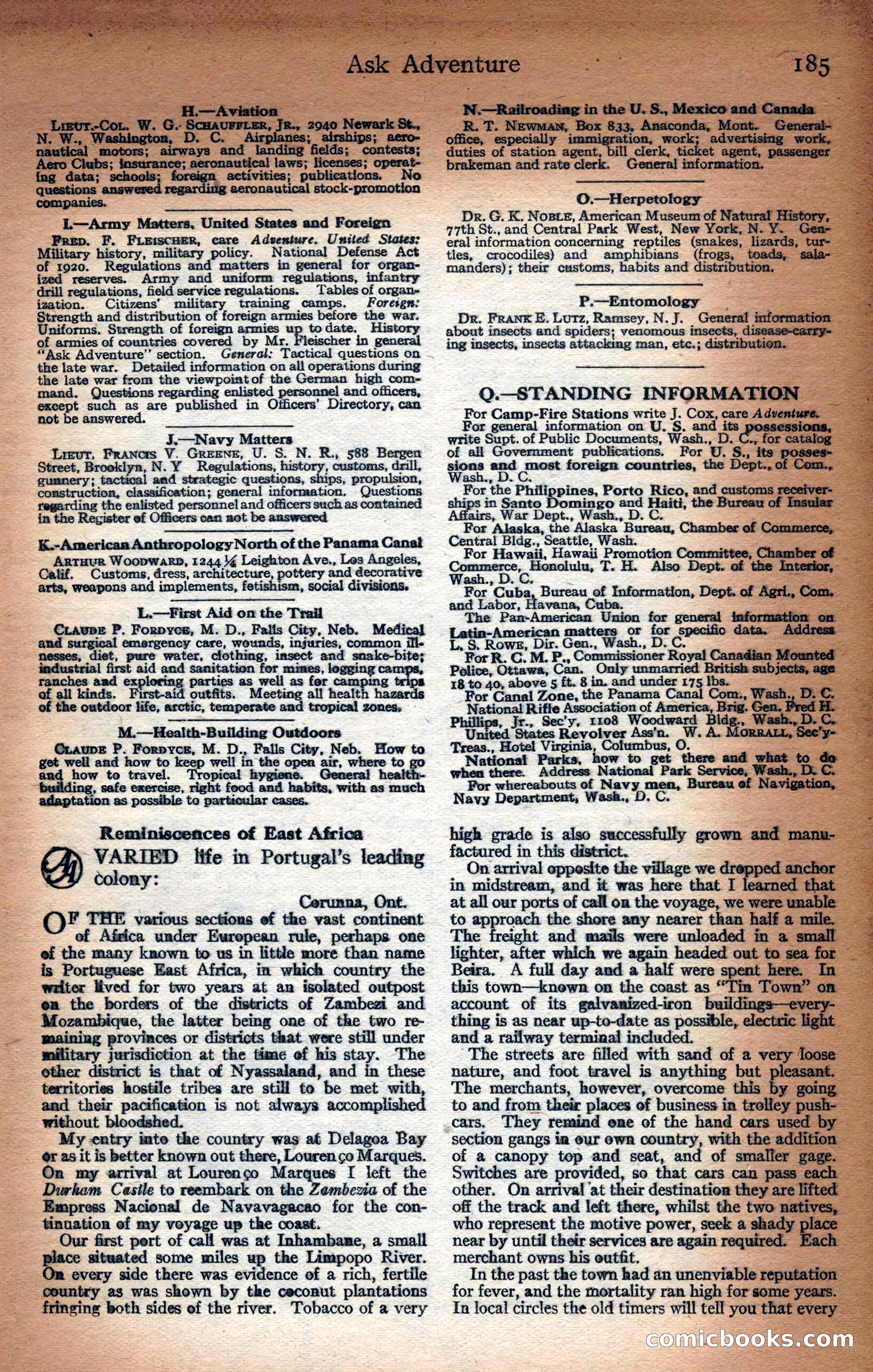 Adventure Magazine Cover — page 187 of 196
