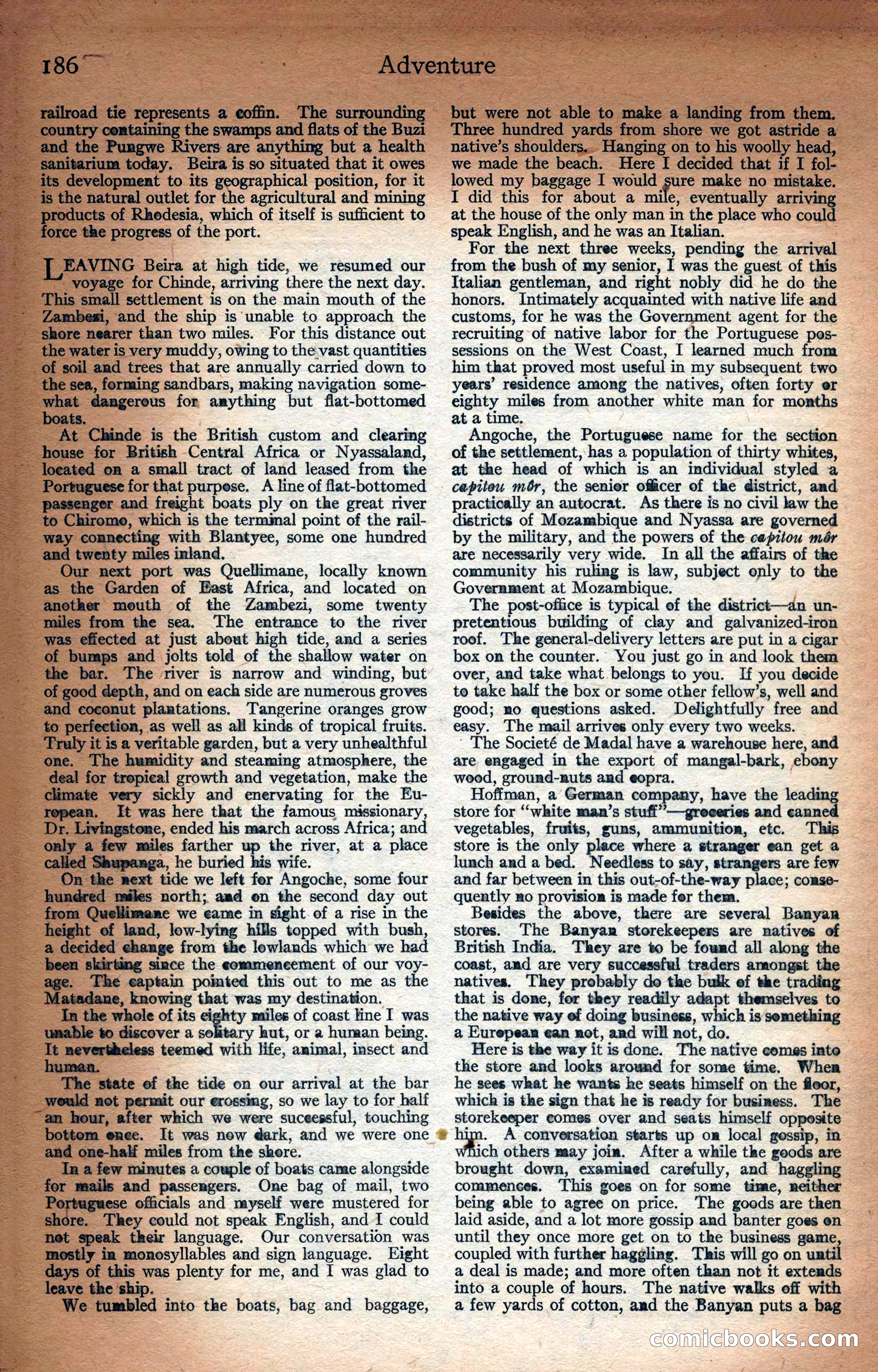 Adventure Magazine Cover — page 188 of 196