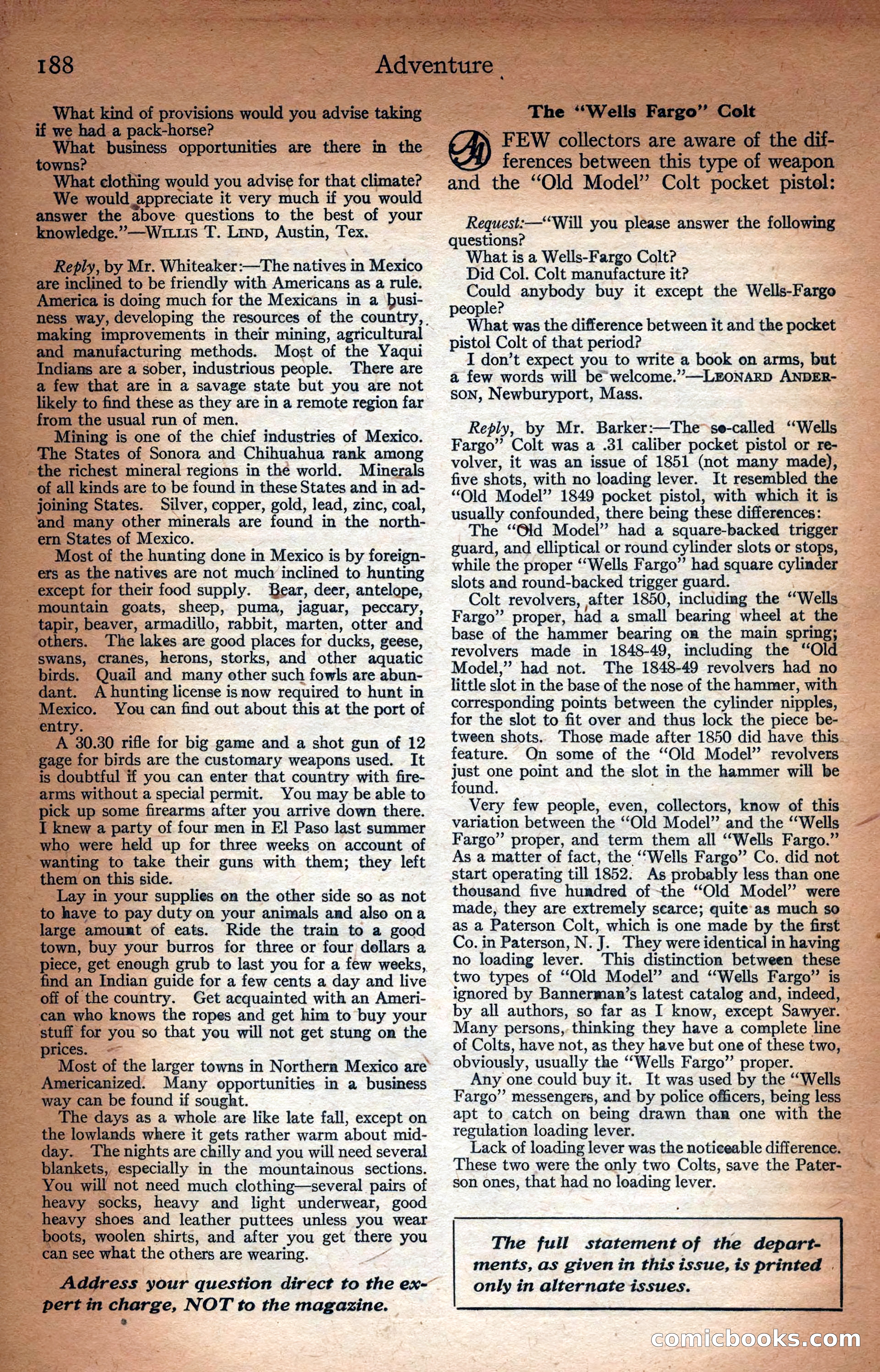 Adventure Magazine Cover — page 190 of 196