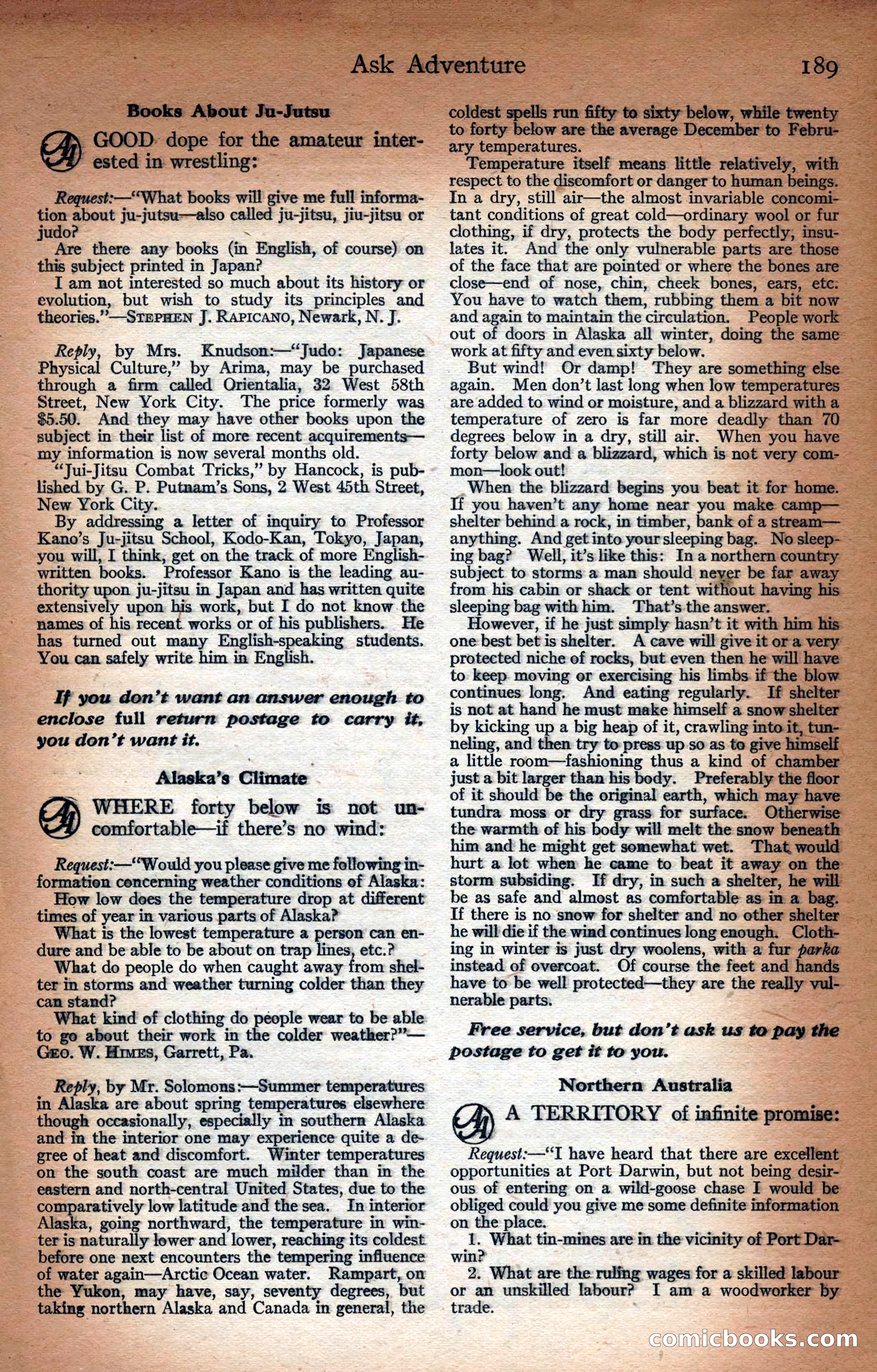 Adventure Magazine Cover — page 191 of 196