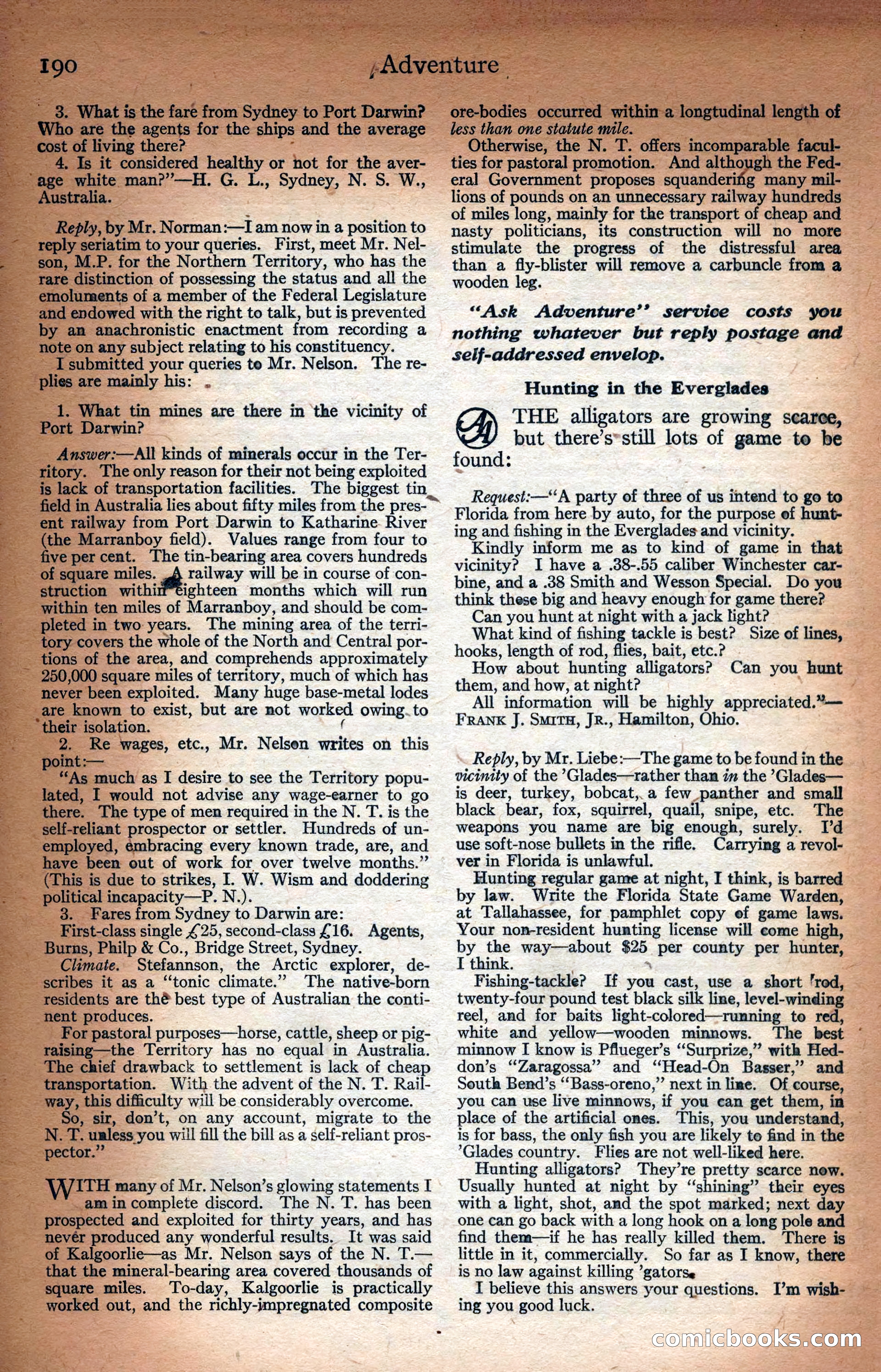 Adventure Magazine Cover — page 192 of 196