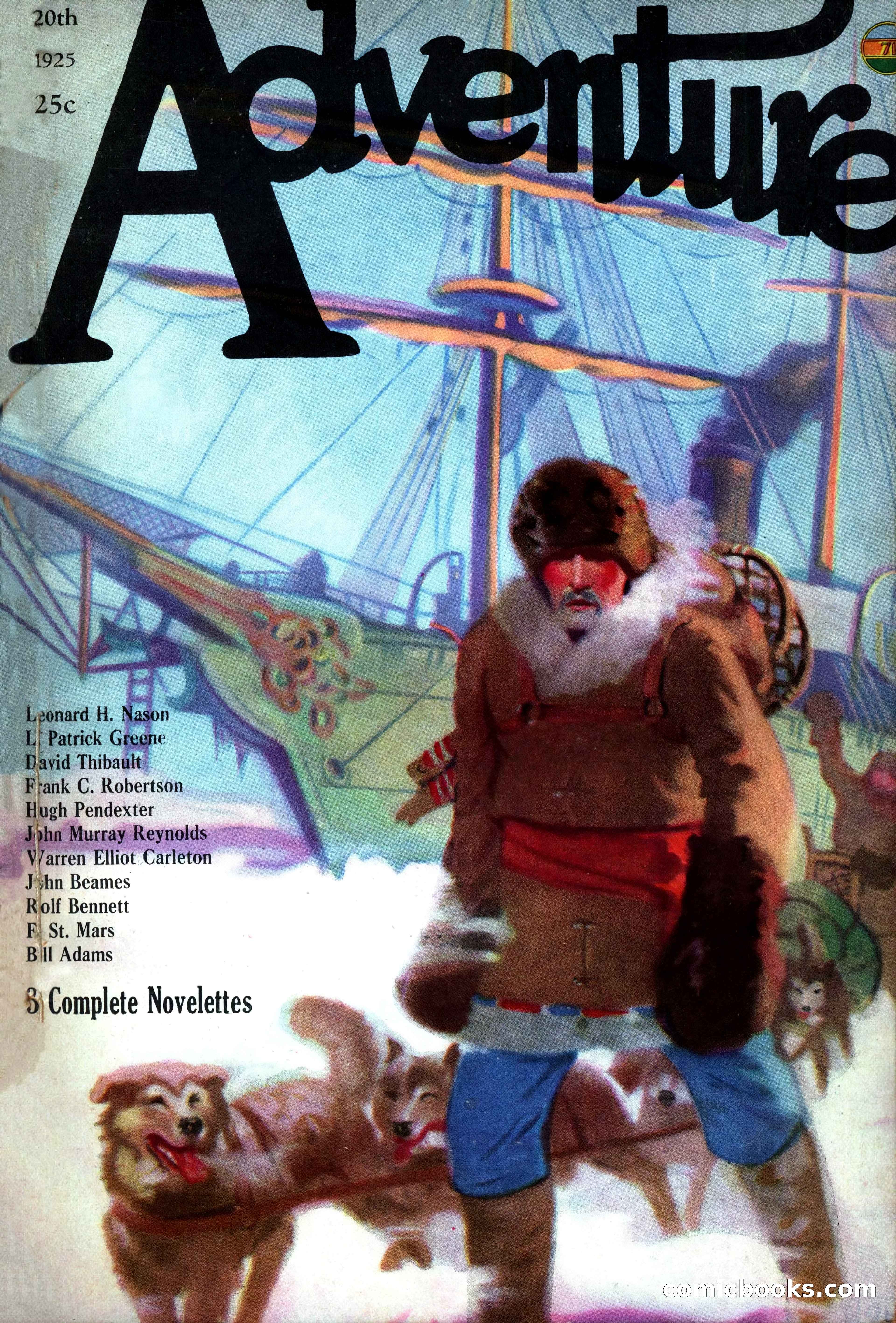 Adventure Magazine Cover, June 20, 1925