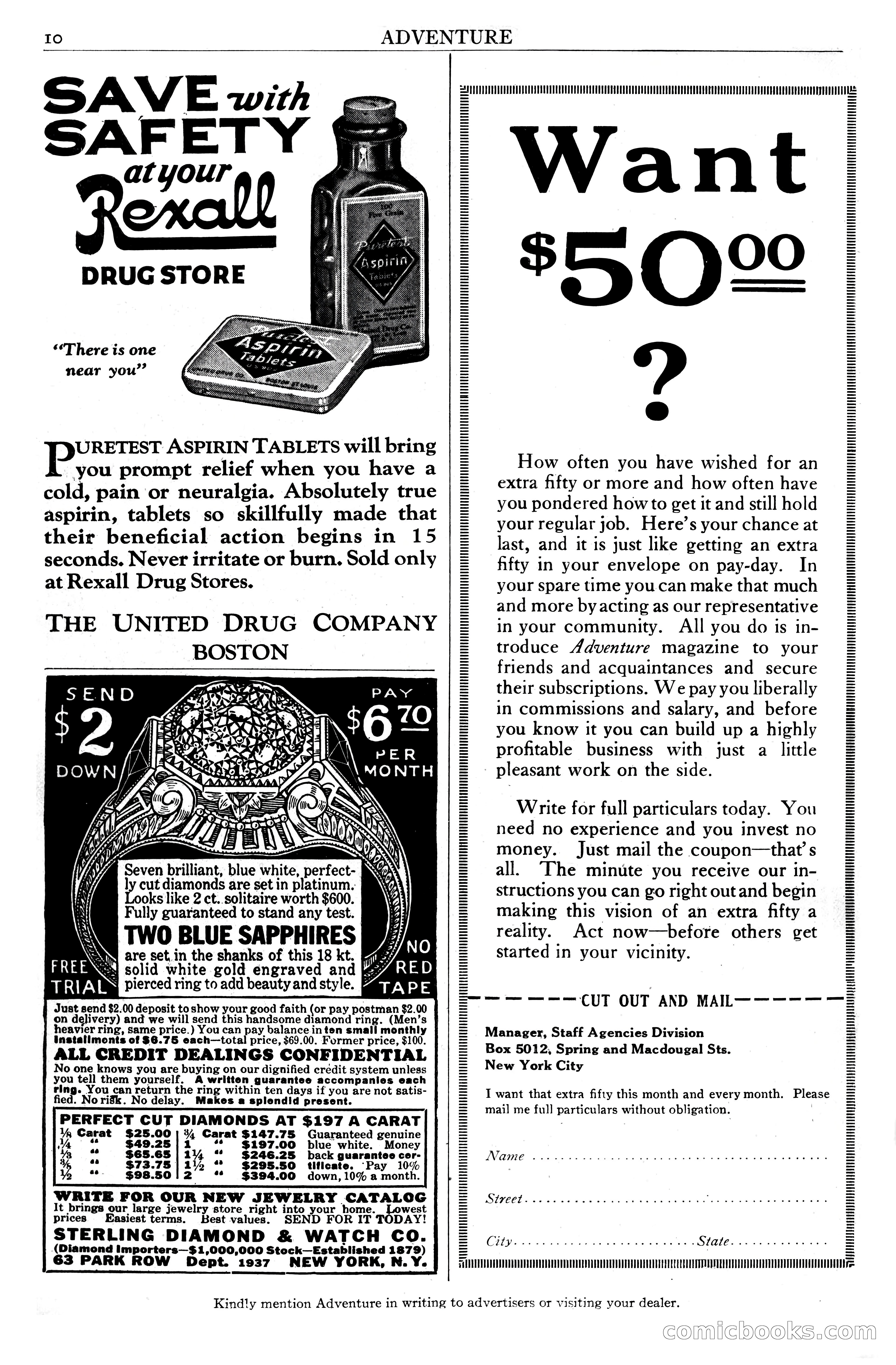 Adventure Magazine Cover, June 20, 1925 — page 12 of 212