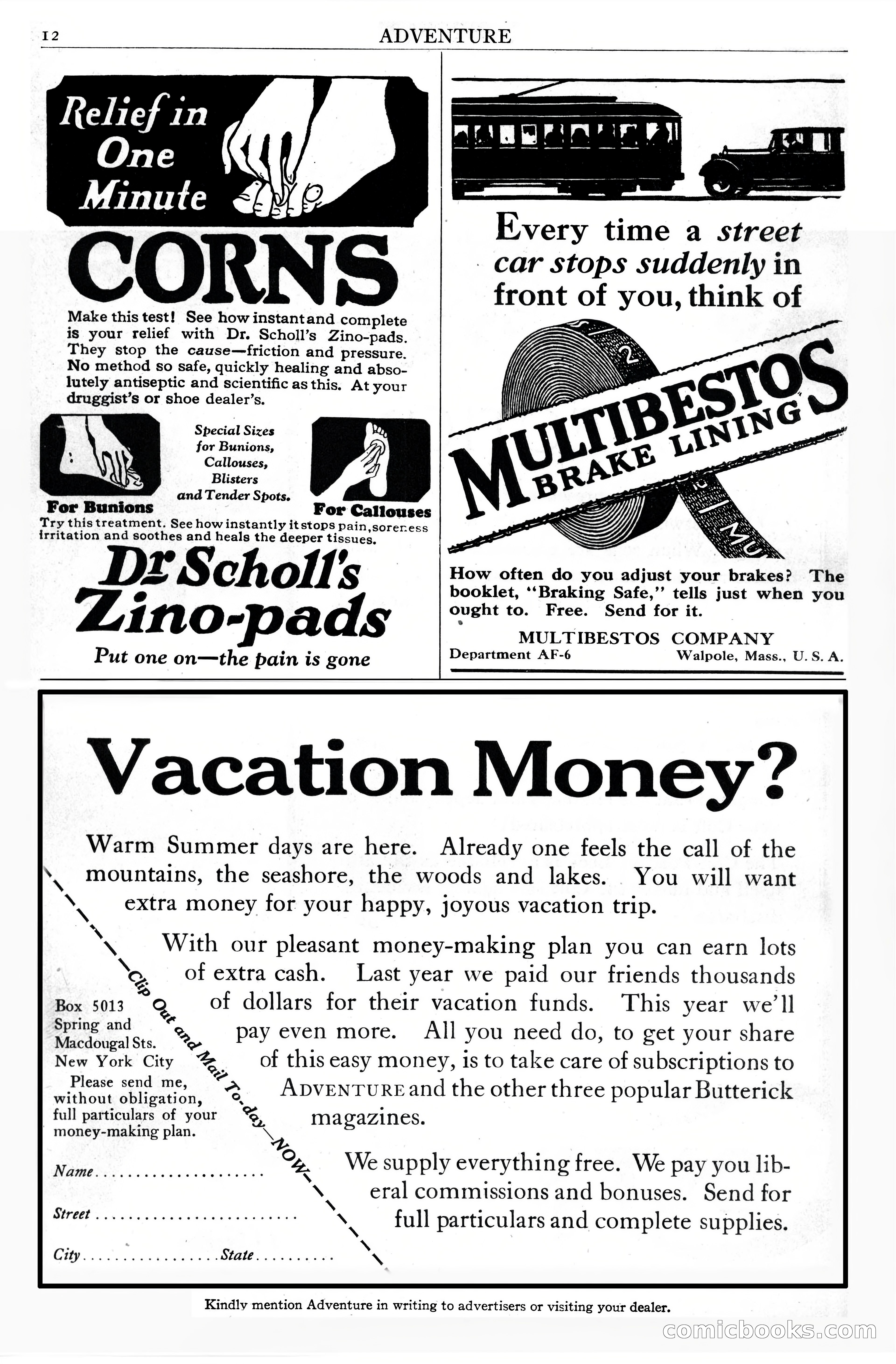 Adventure Magazine Cover, June 20, 1925 — page 14 of 212