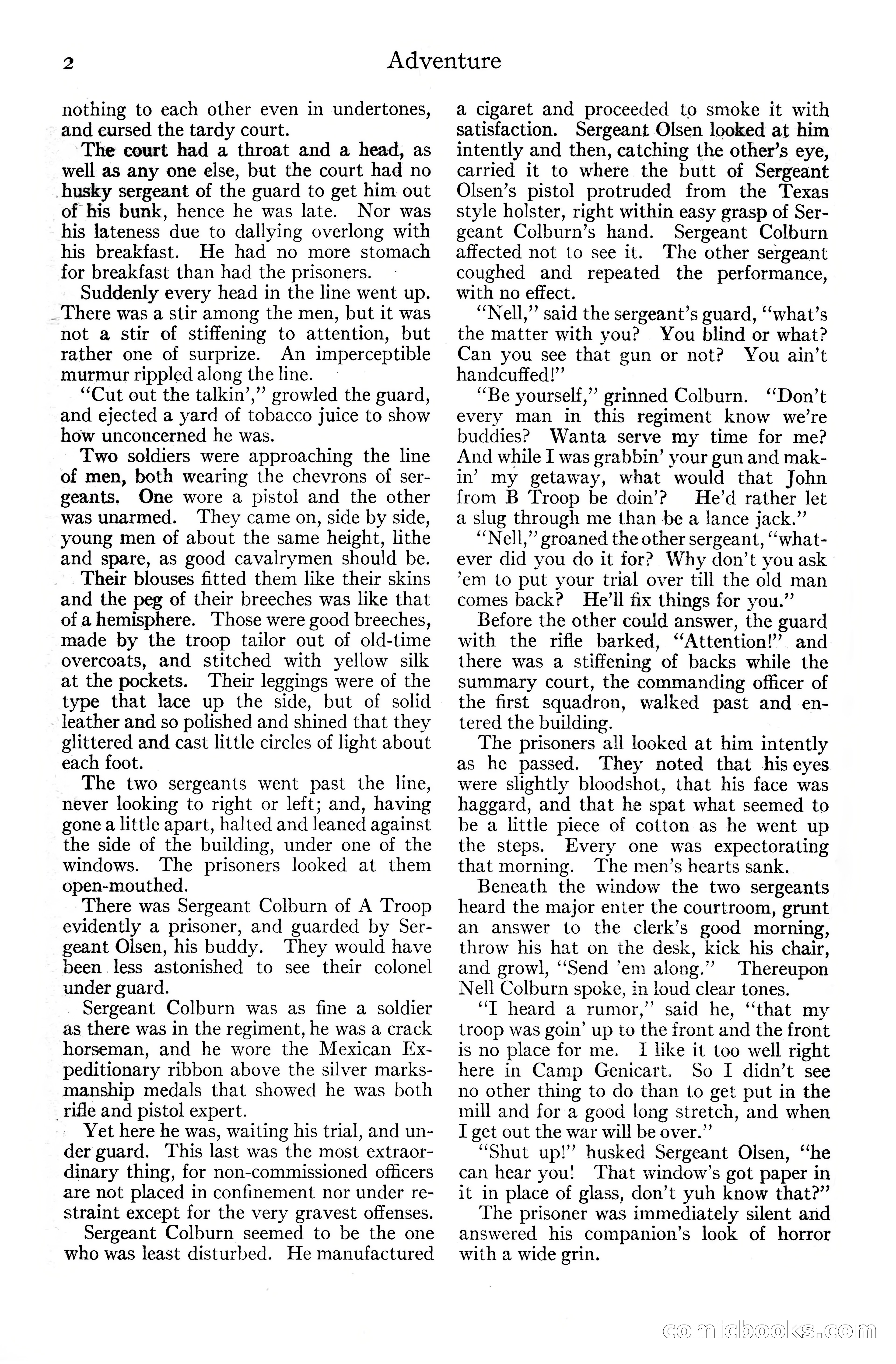 Adventure Magazine Cover, June 20, 1925 — page 20 of 212