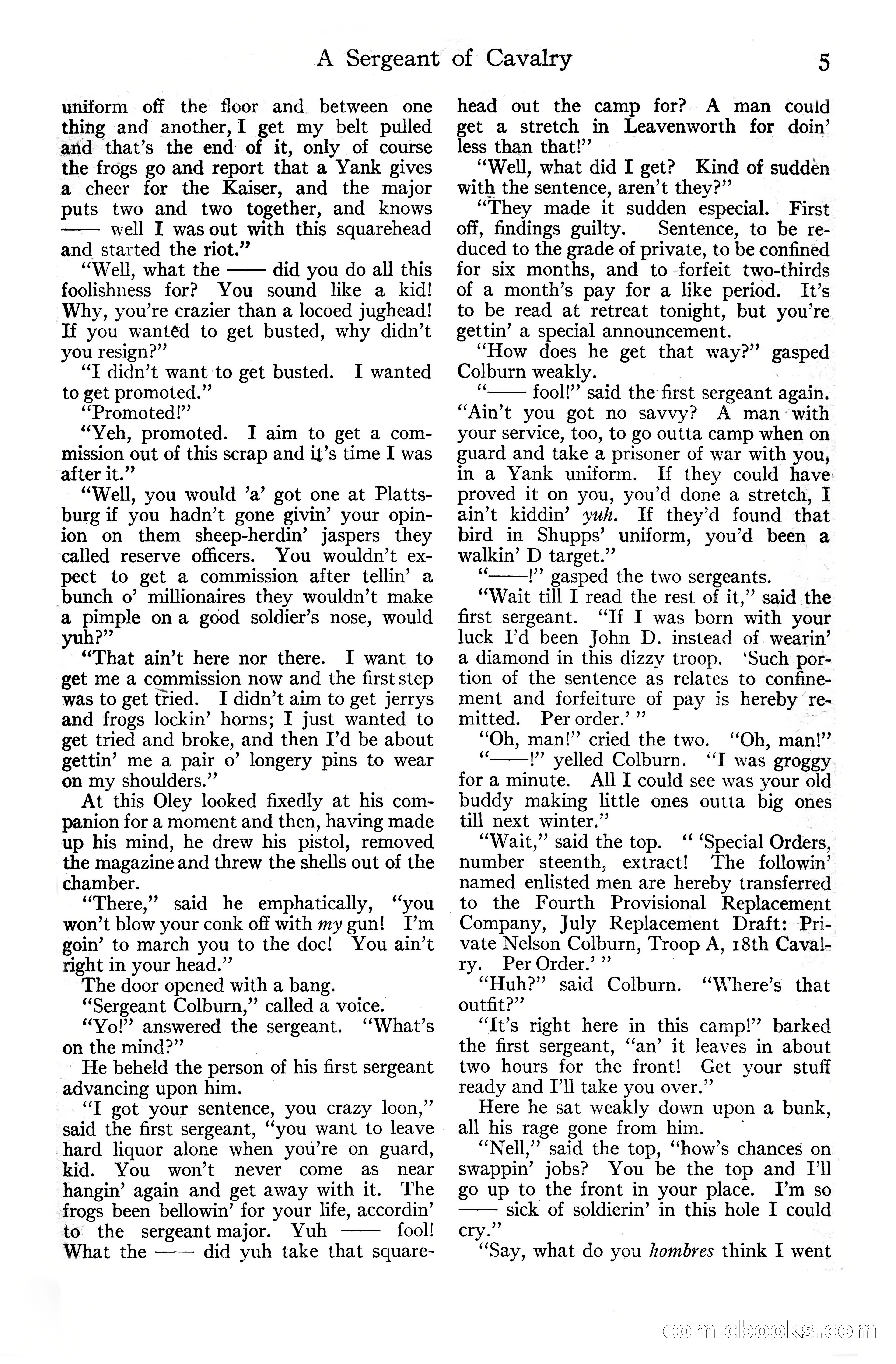 Adventure Magazine Cover, June 20, 1925 — page 23 of 212