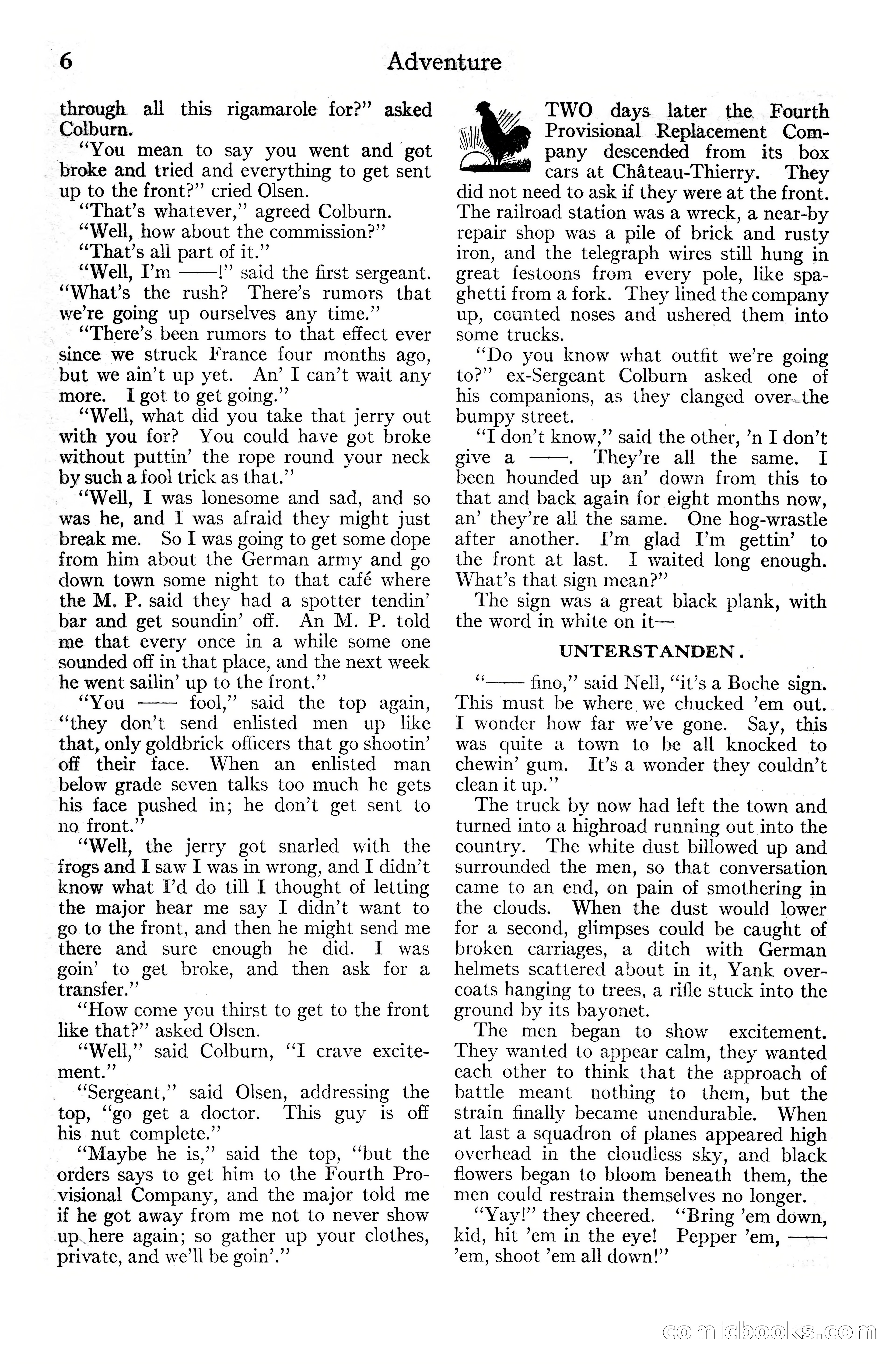 Adventure Magazine Cover, June 20, 1925 — page 24 of 212