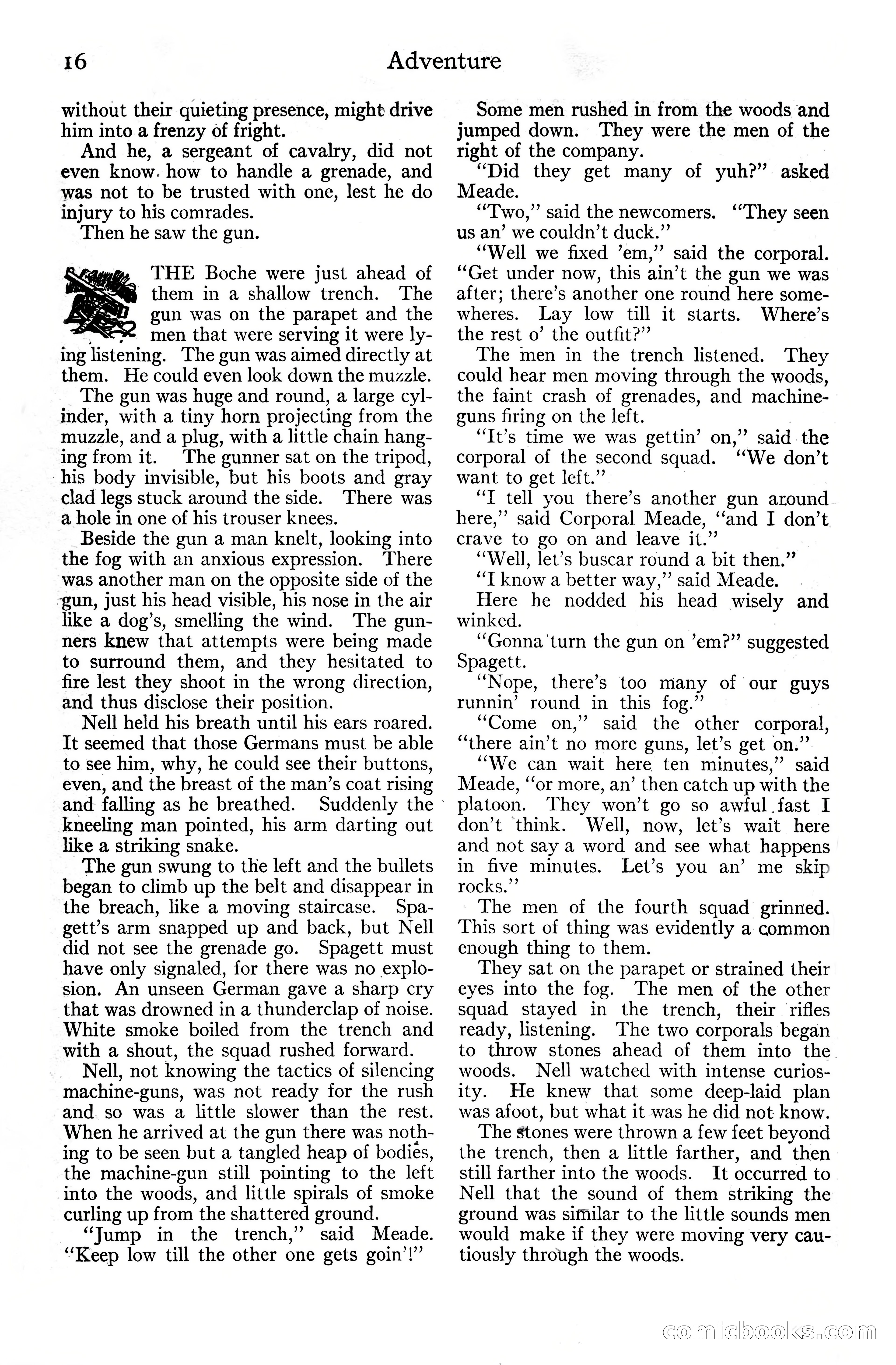 Adventure Magazine Cover, June 20, 1925 — page 34 of 212