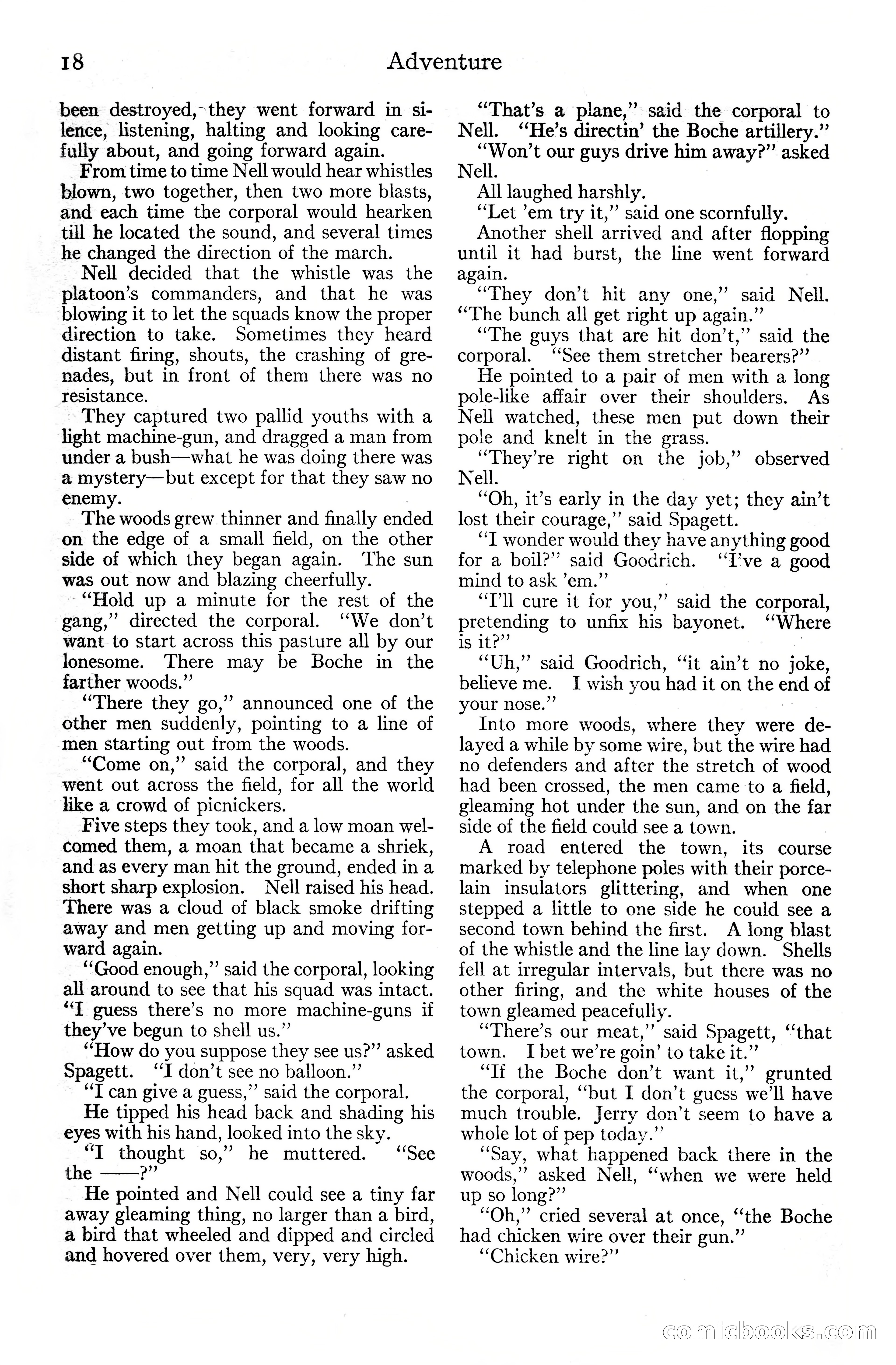 Adventure Magazine Cover, June 20, 1925 — page 36 of 212