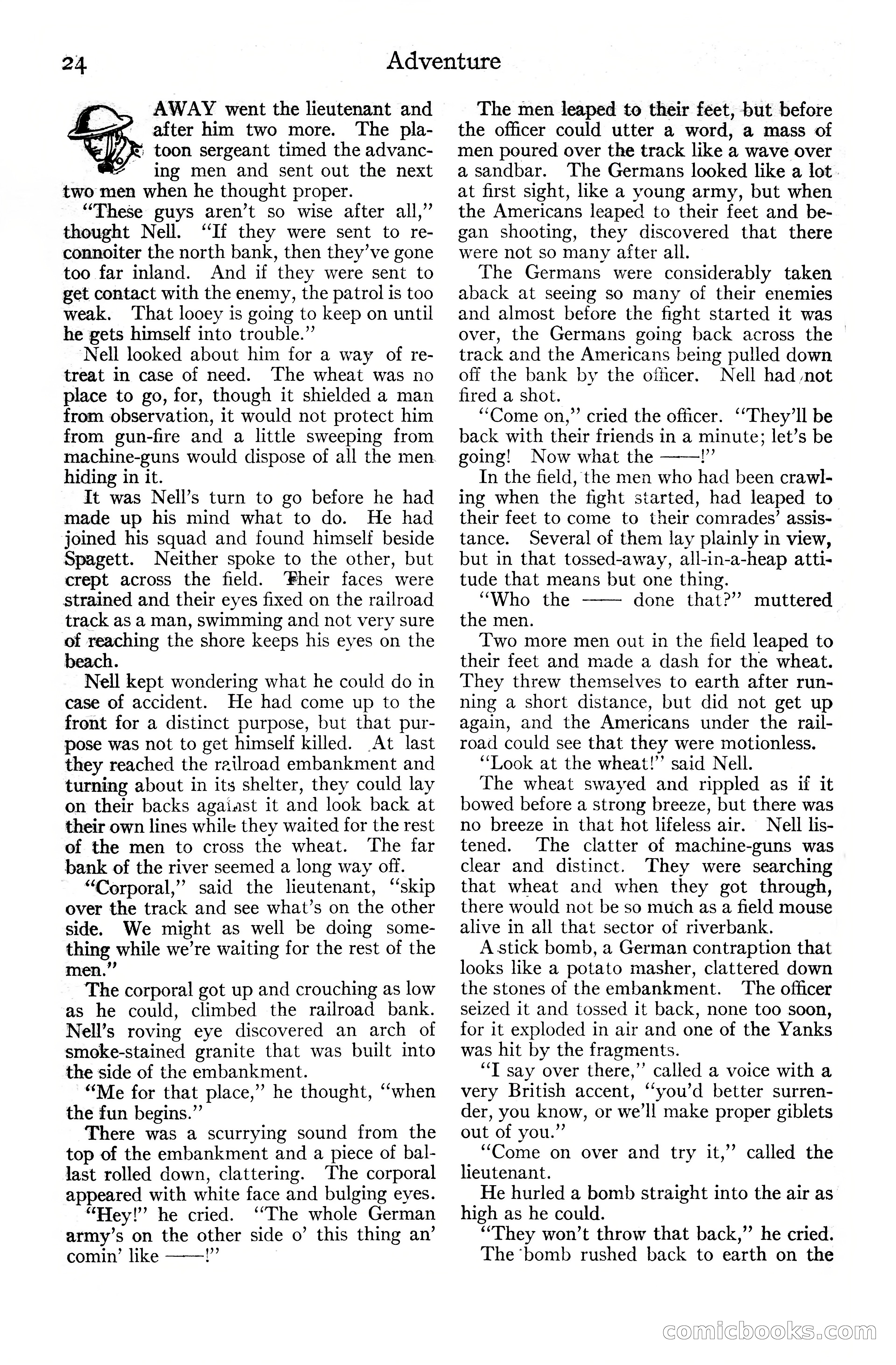 Adventure Magazine Cover, June 20, 1925 — page 42 of 212