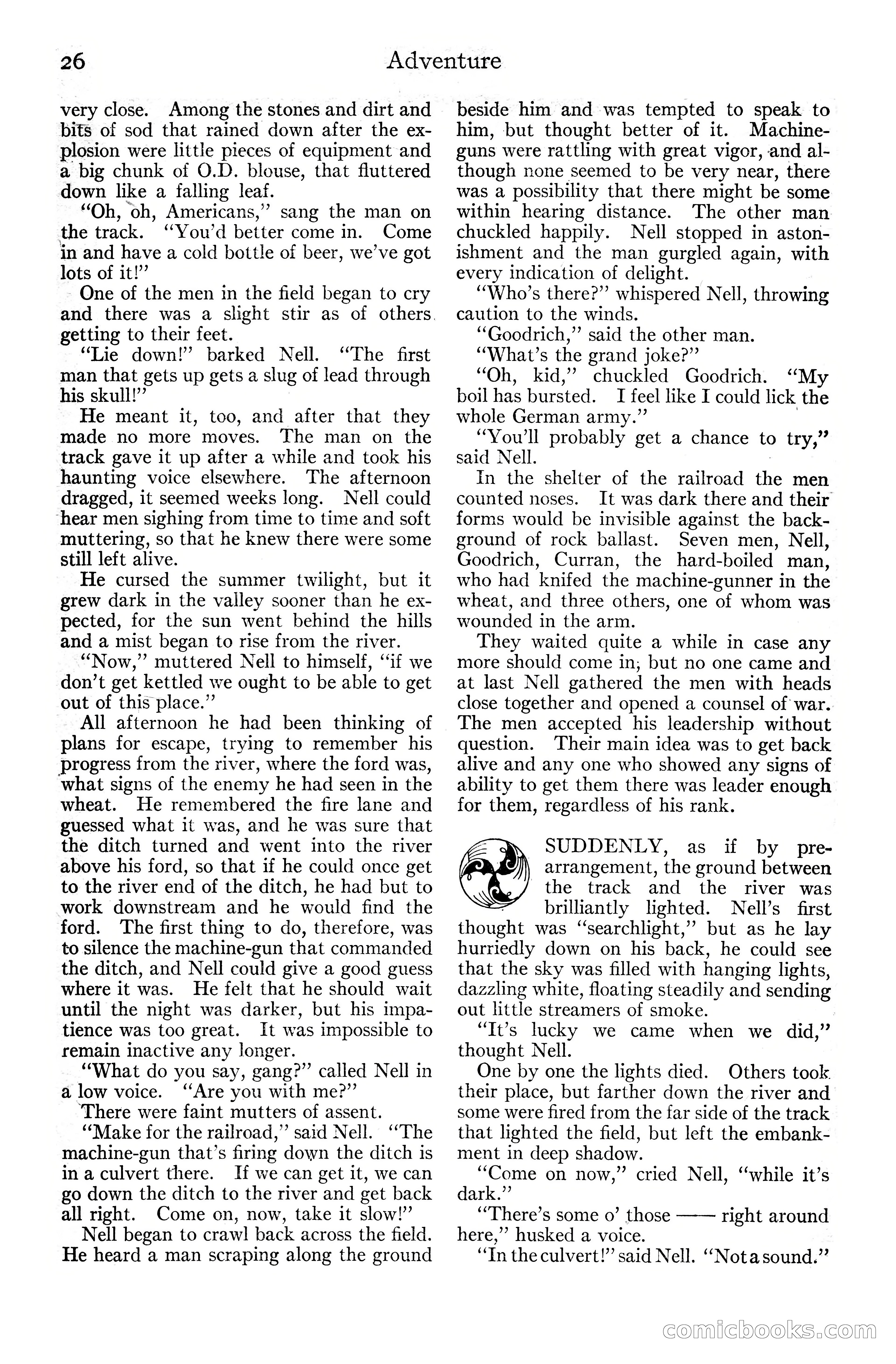 Adventure Magazine Cover, June 20, 1925 — page 44 of 212