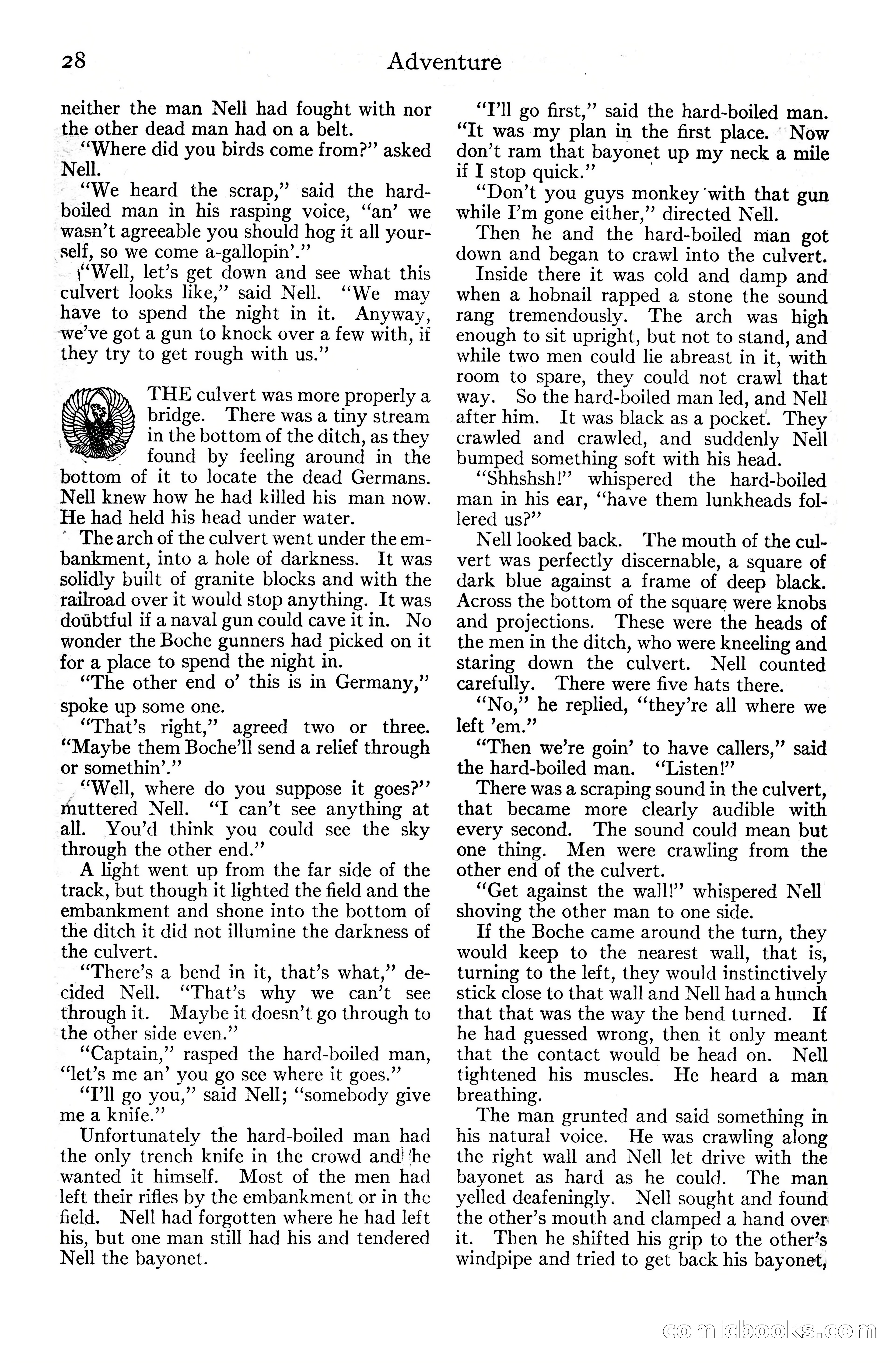 Adventure Magazine Cover, June 20, 1925 — page 46 of 212
