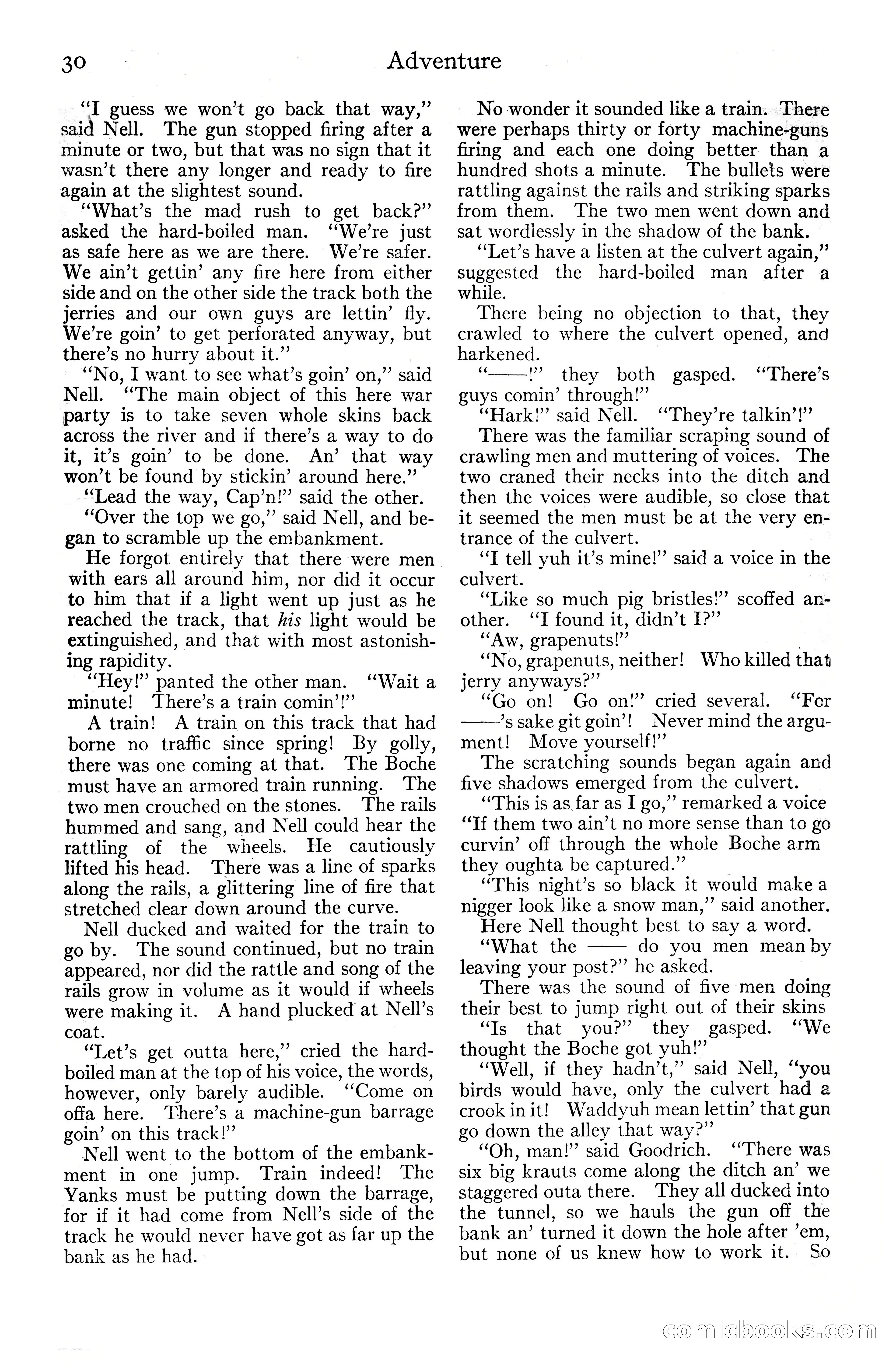 Adventure Magazine Cover, June 20, 1925 — page 48 of 212