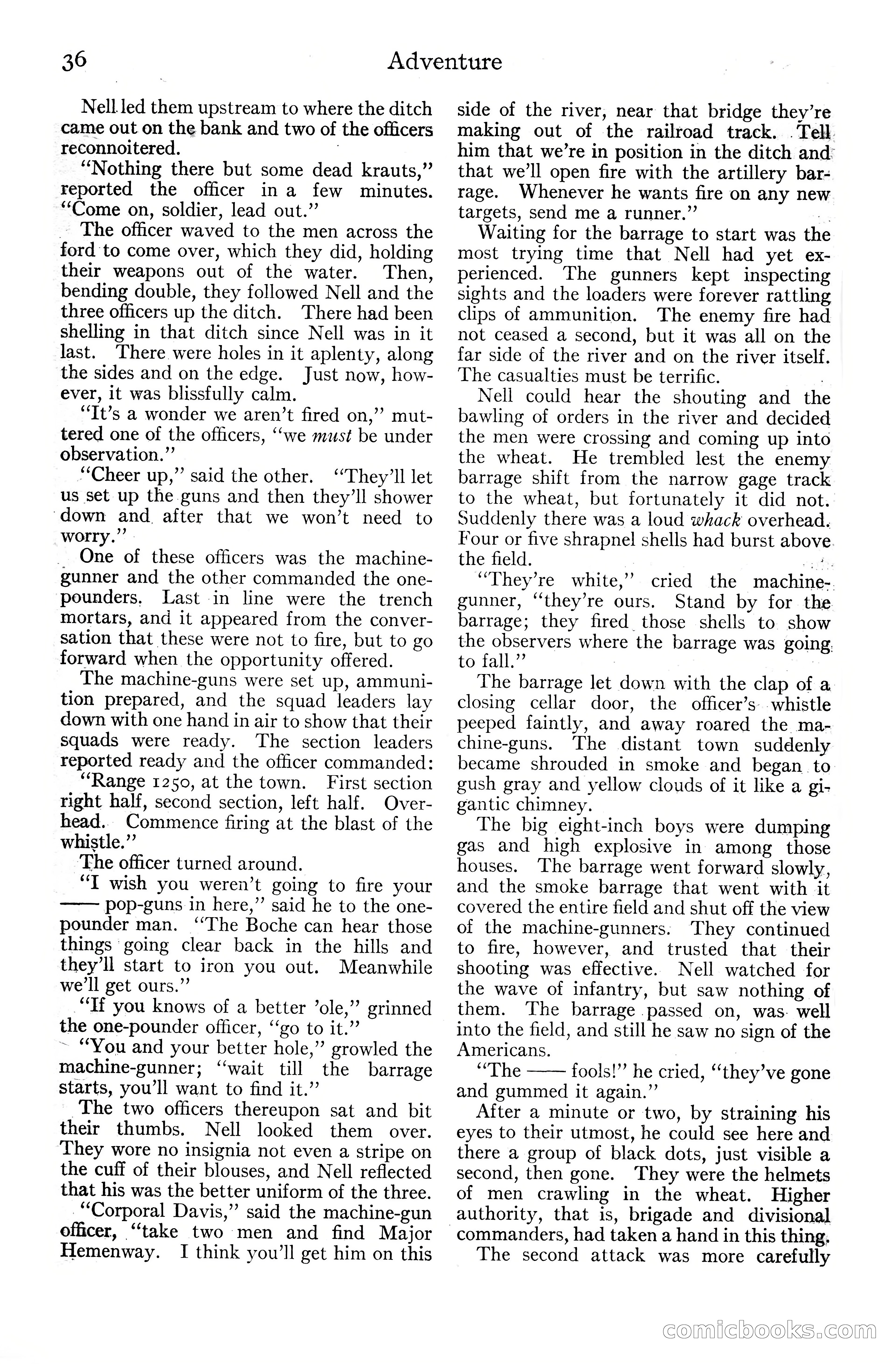 Adventure Magazine Cover, June 20, 1925 — page 54 of 212