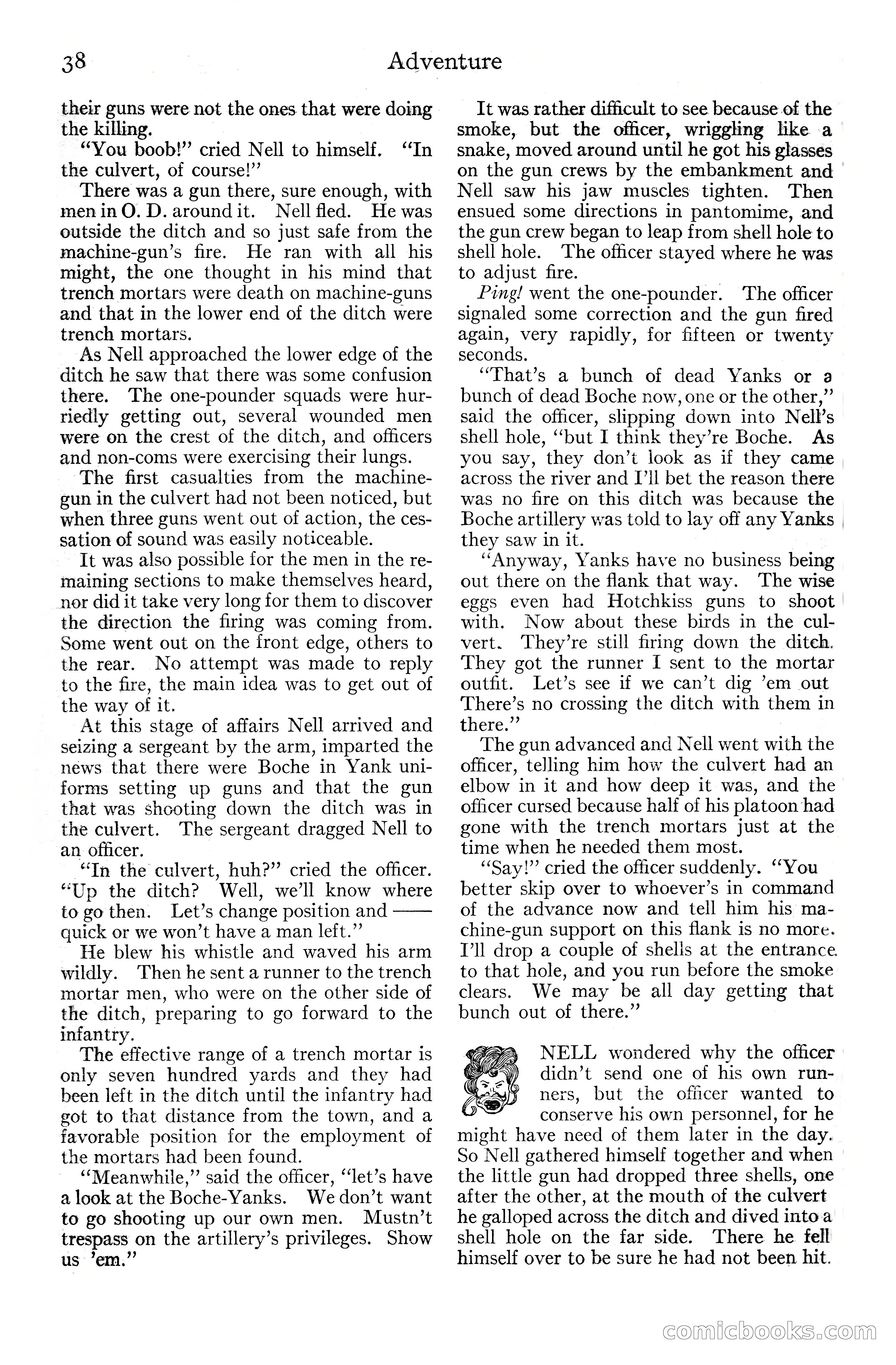 Adventure Magazine Cover, June 20, 1925 — page 56 of 212