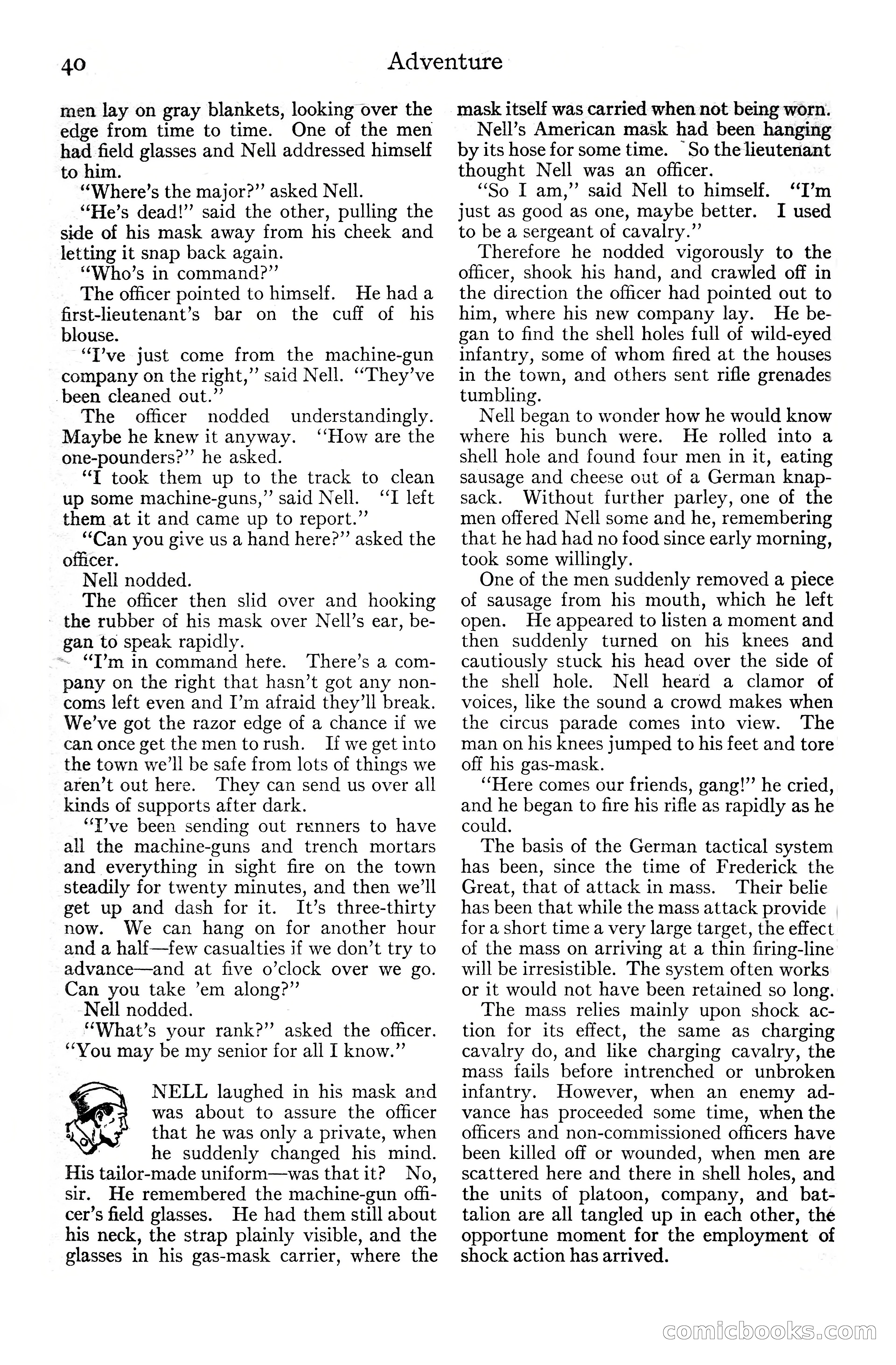 Adventure Magazine Cover, June 20, 1925 — page 58 of 212