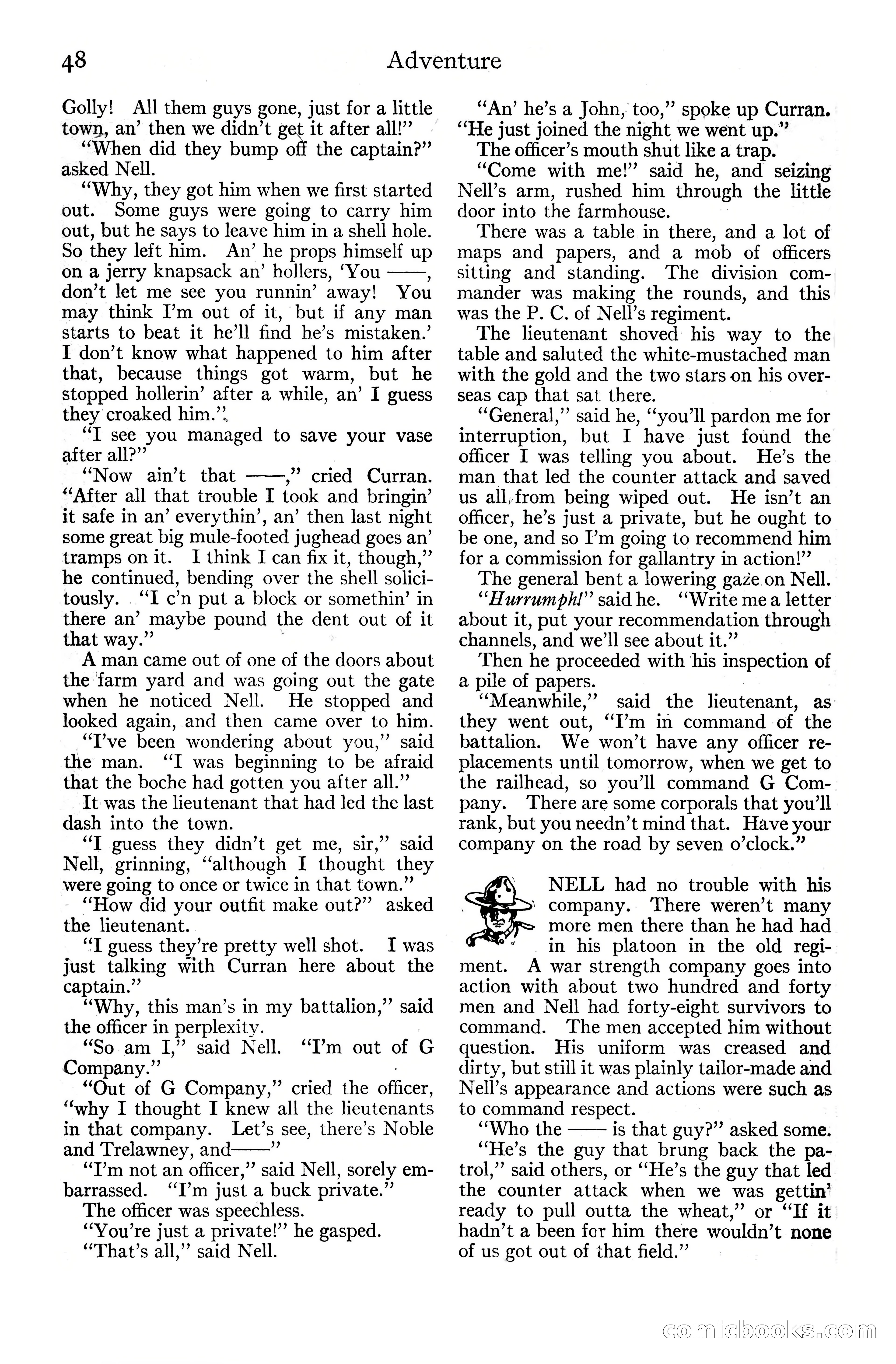 Adventure Magazine Cover, June 20, 1925 — page 66 of 212