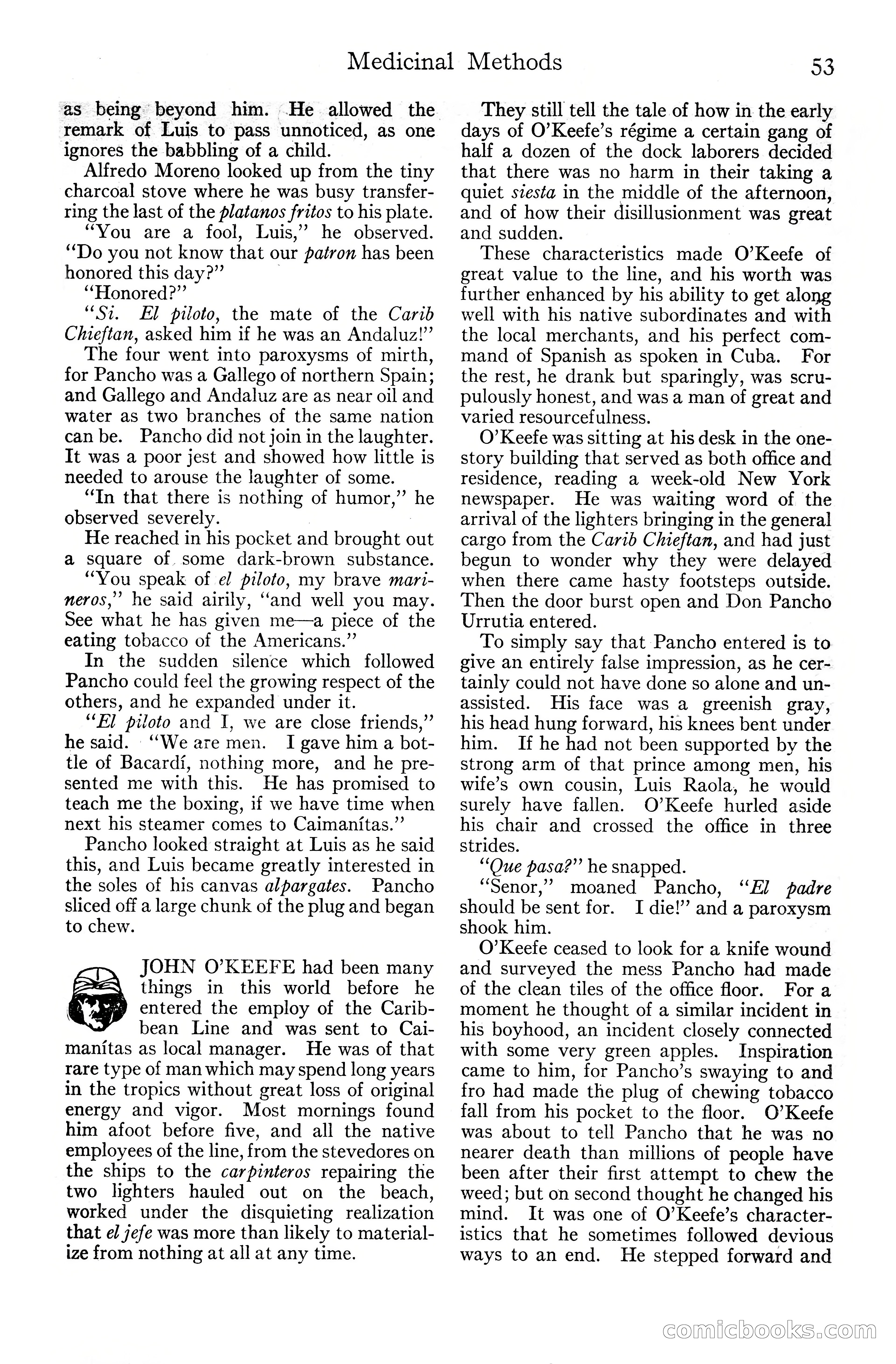 Adventure Magazine Cover, June 20, 1925 — page 71 of 212