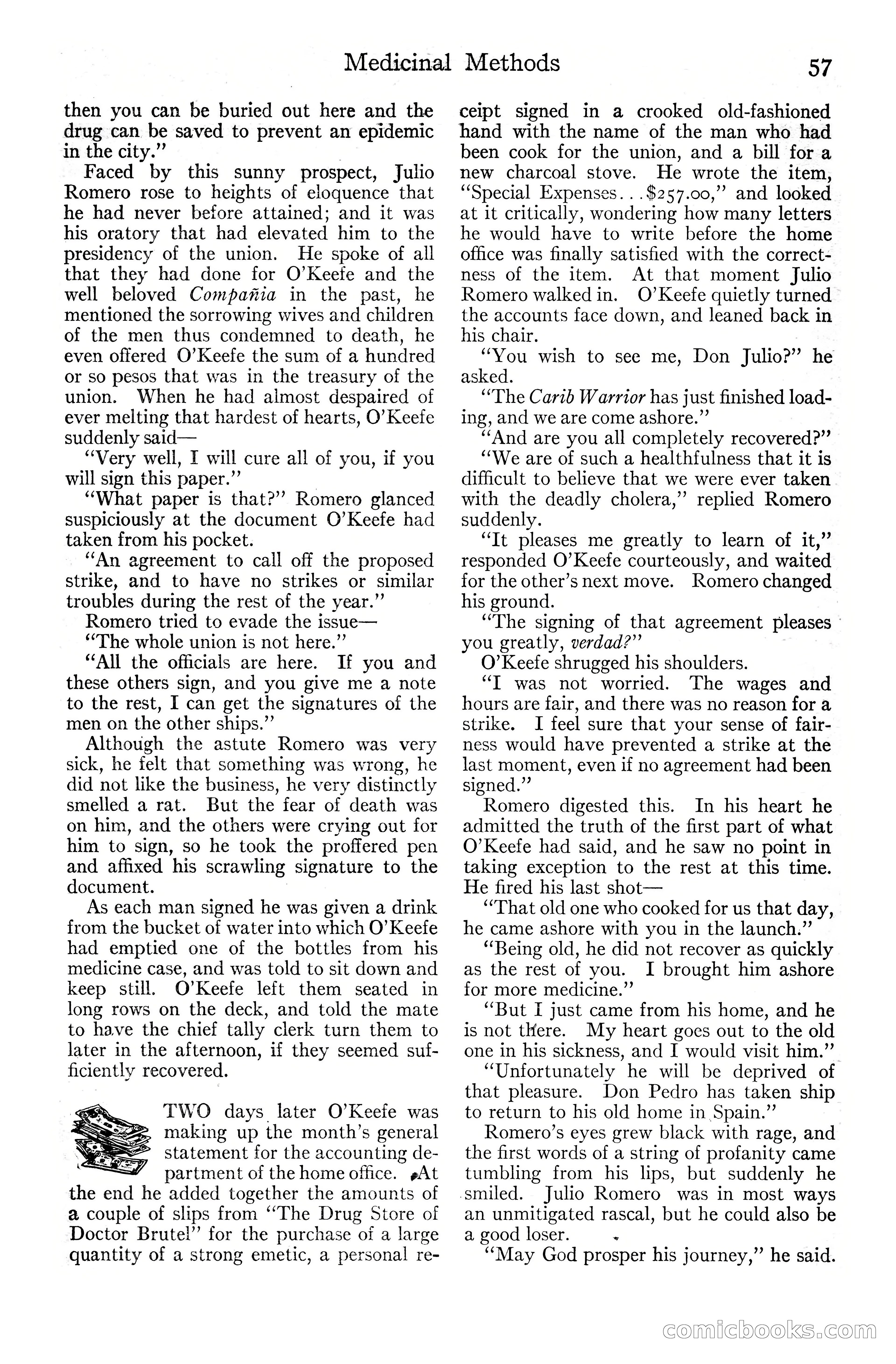 Adventure Magazine Cover, June 20, 1925 — page 75 of 212