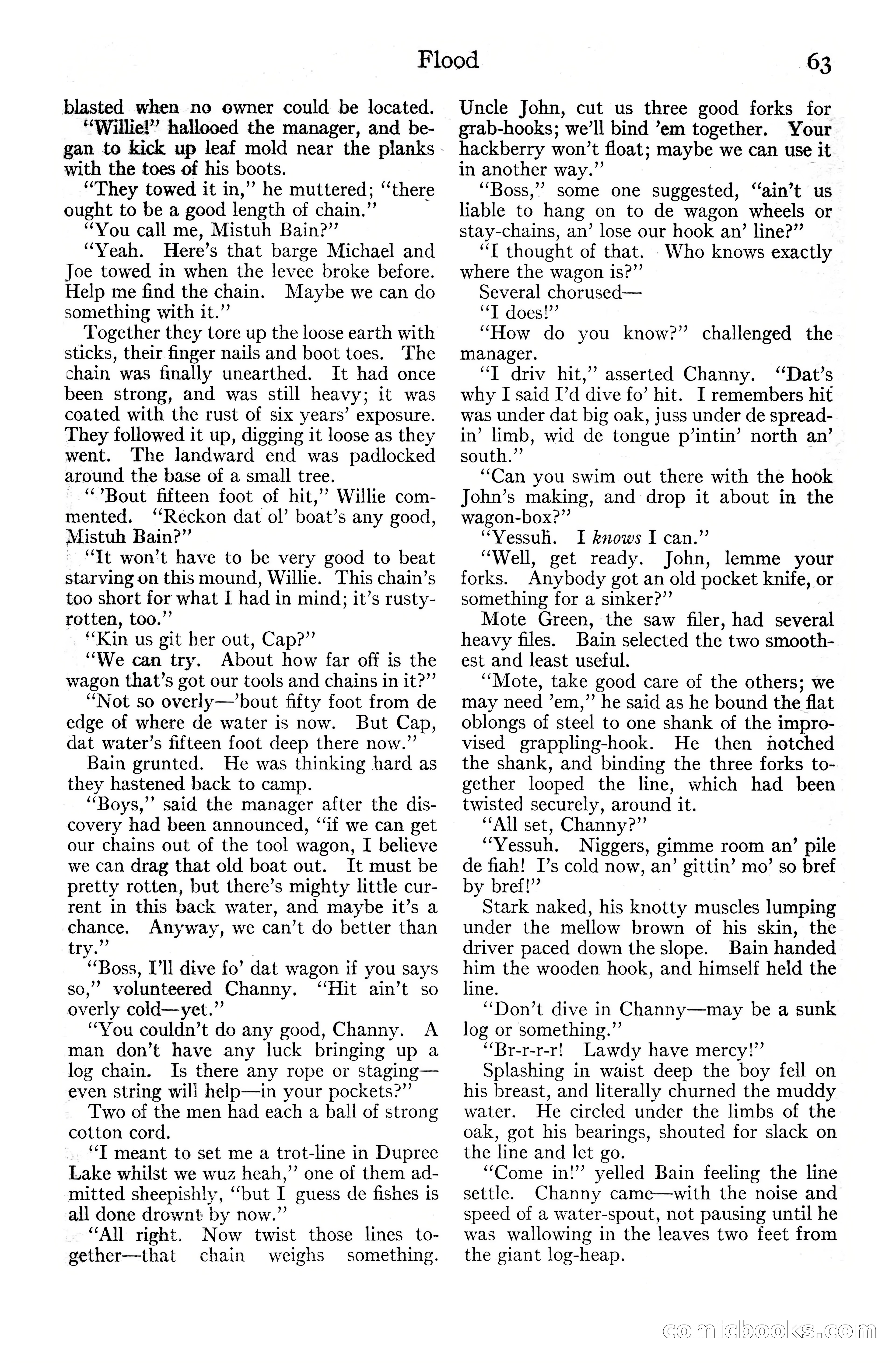 Adventure Magazine Cover, June 20, 1925 — page 81 of 212