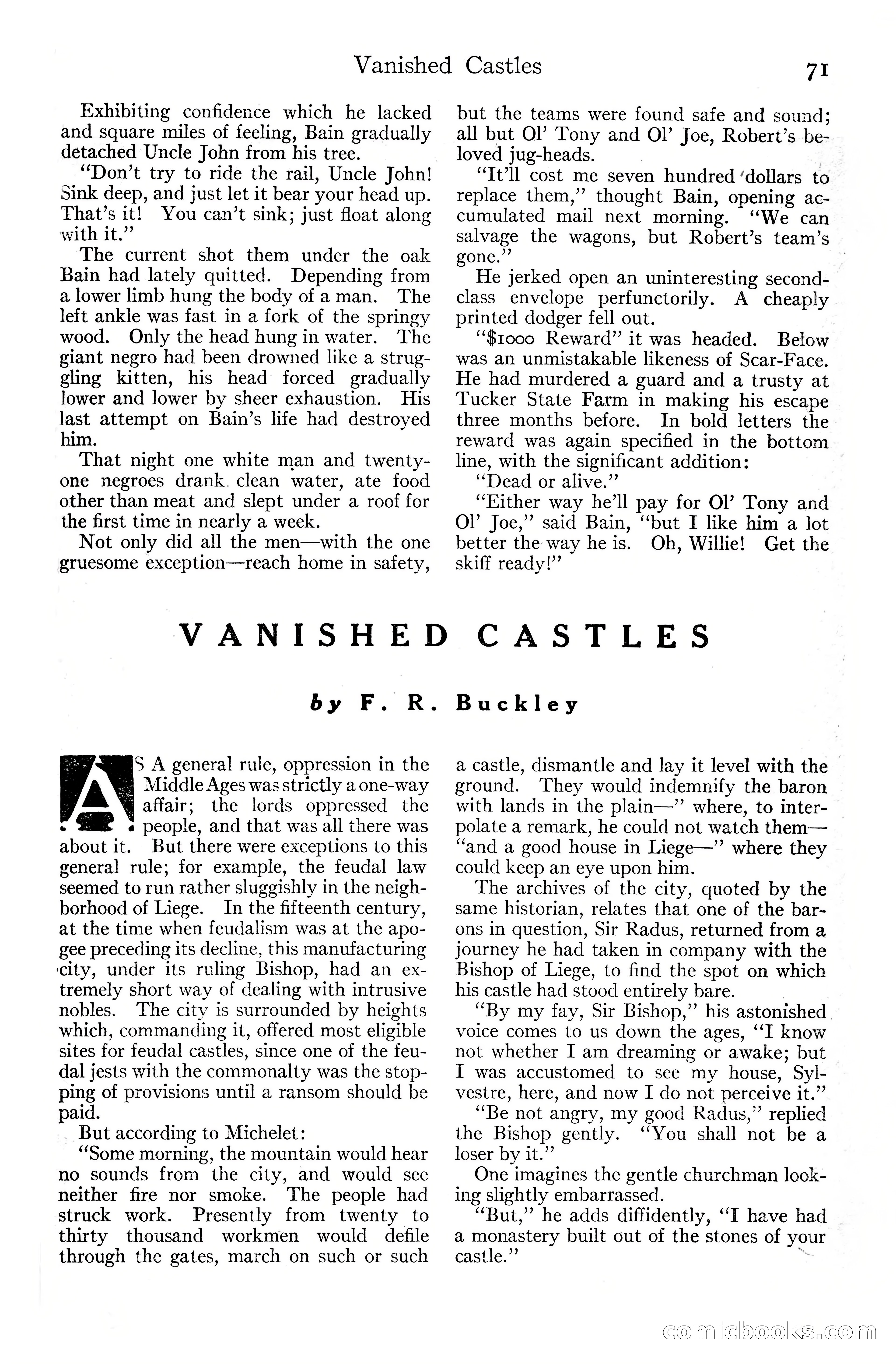 Adventure Magazine Cover, June 20, 1925 — page 89 of 212