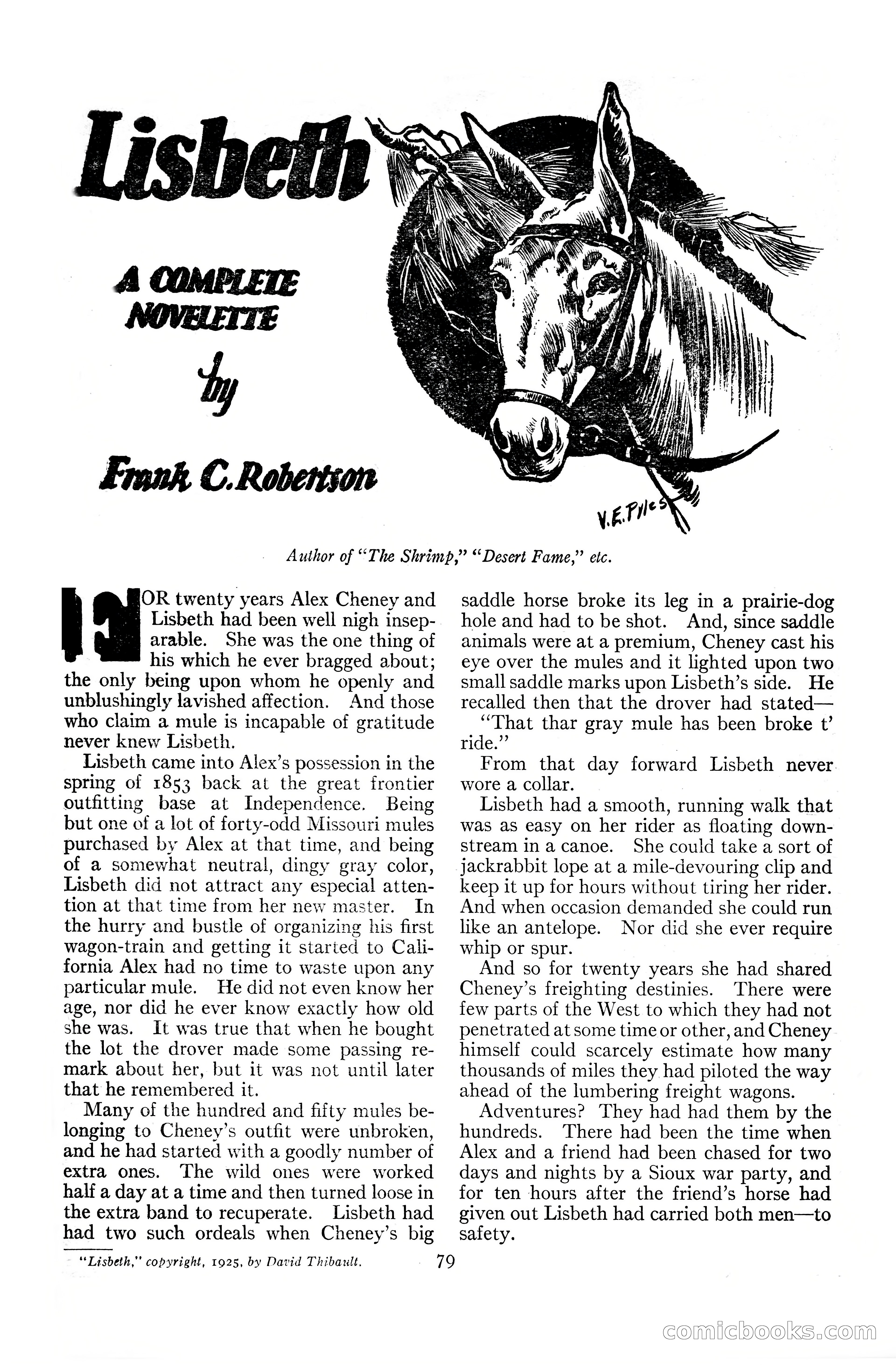 Adventure Magazine Cover, June 20, 1925 — page 97 of 212