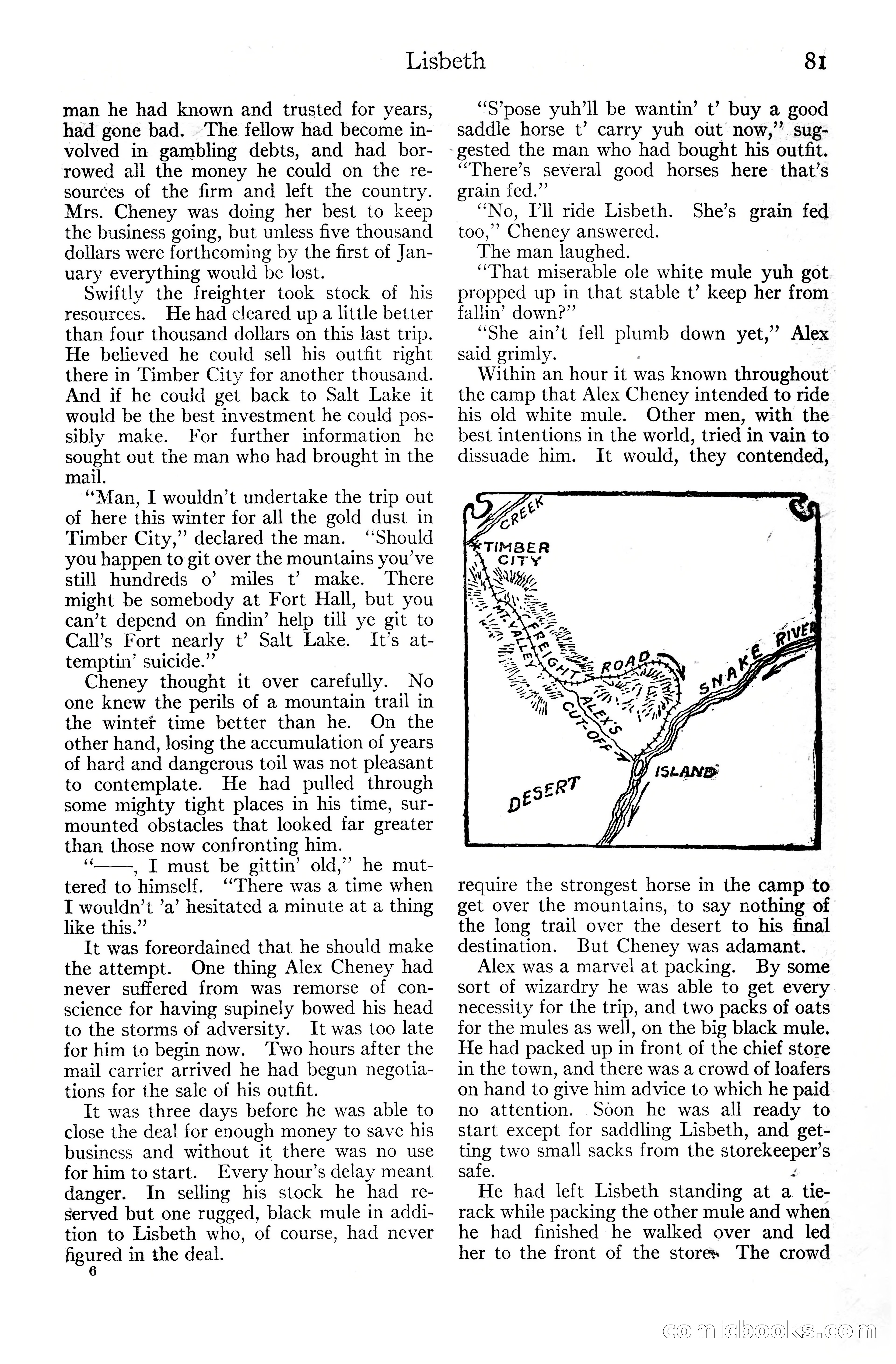Adventure Magazine Cover, June 20, 1925 — page 99 of 212