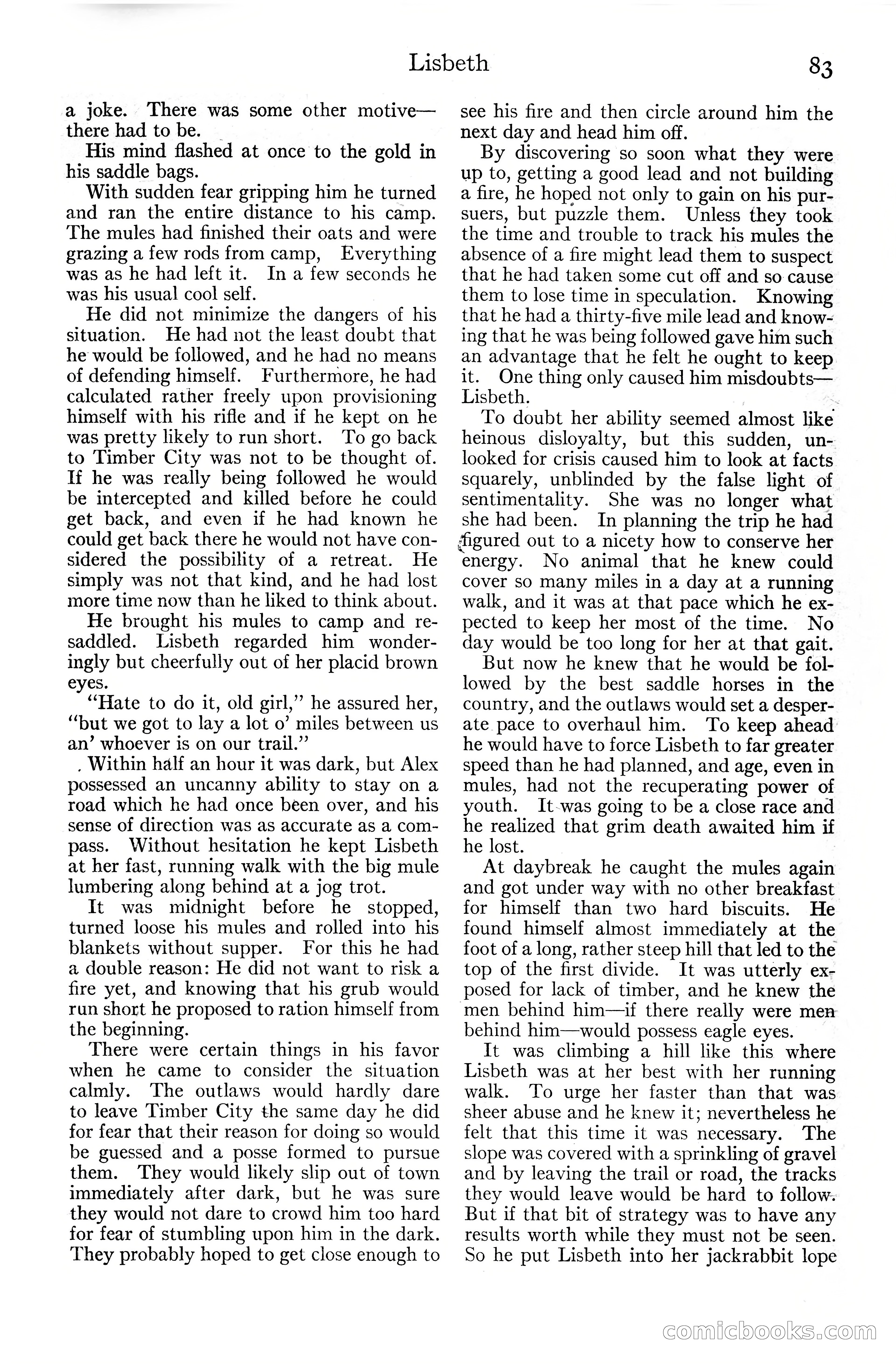 Adventure Magazine Cover, June 20, 1925 — page 101 of 212