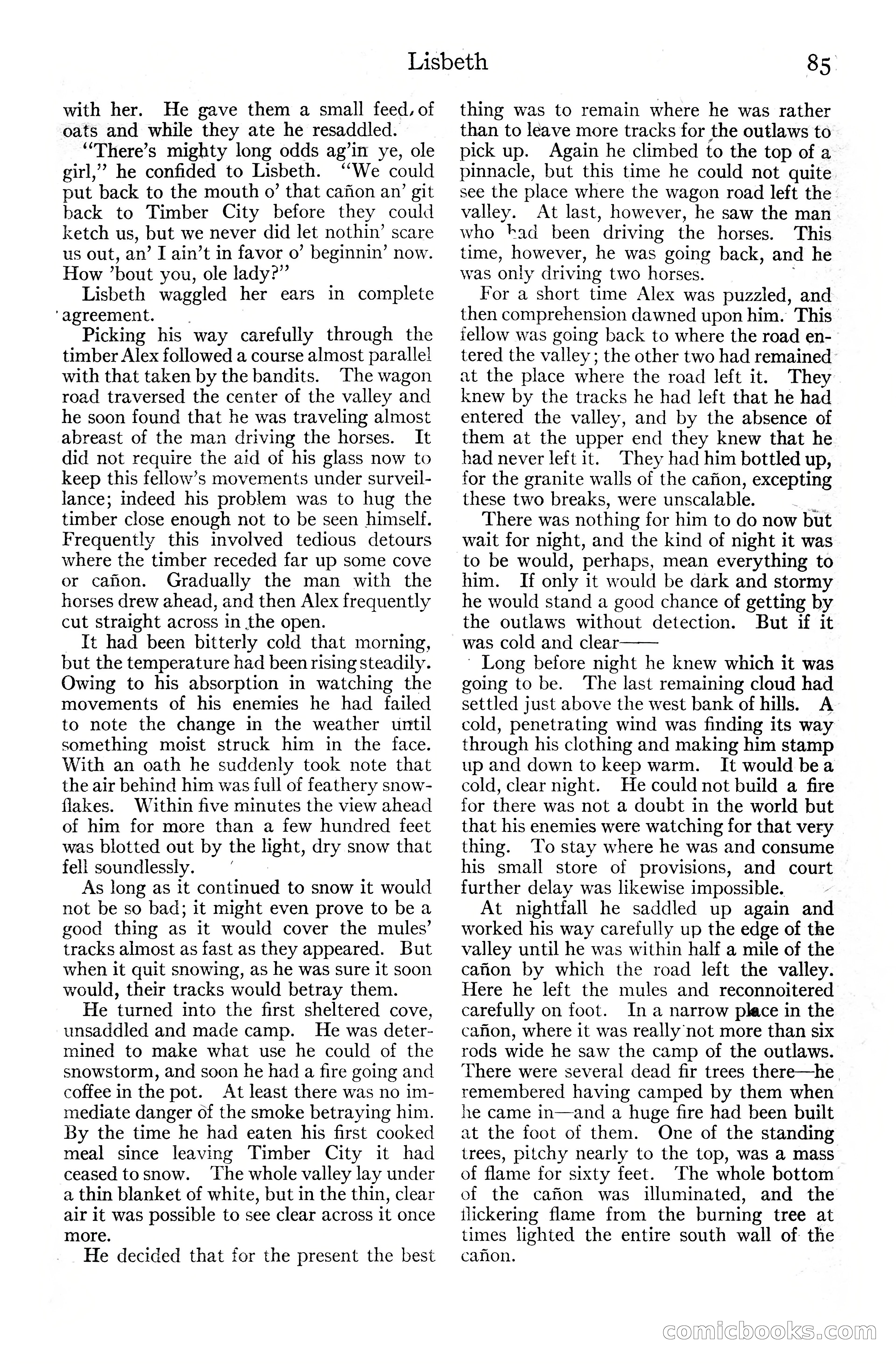 Adventure Magazine Cover, June 20, 1925 — page 103 of 212