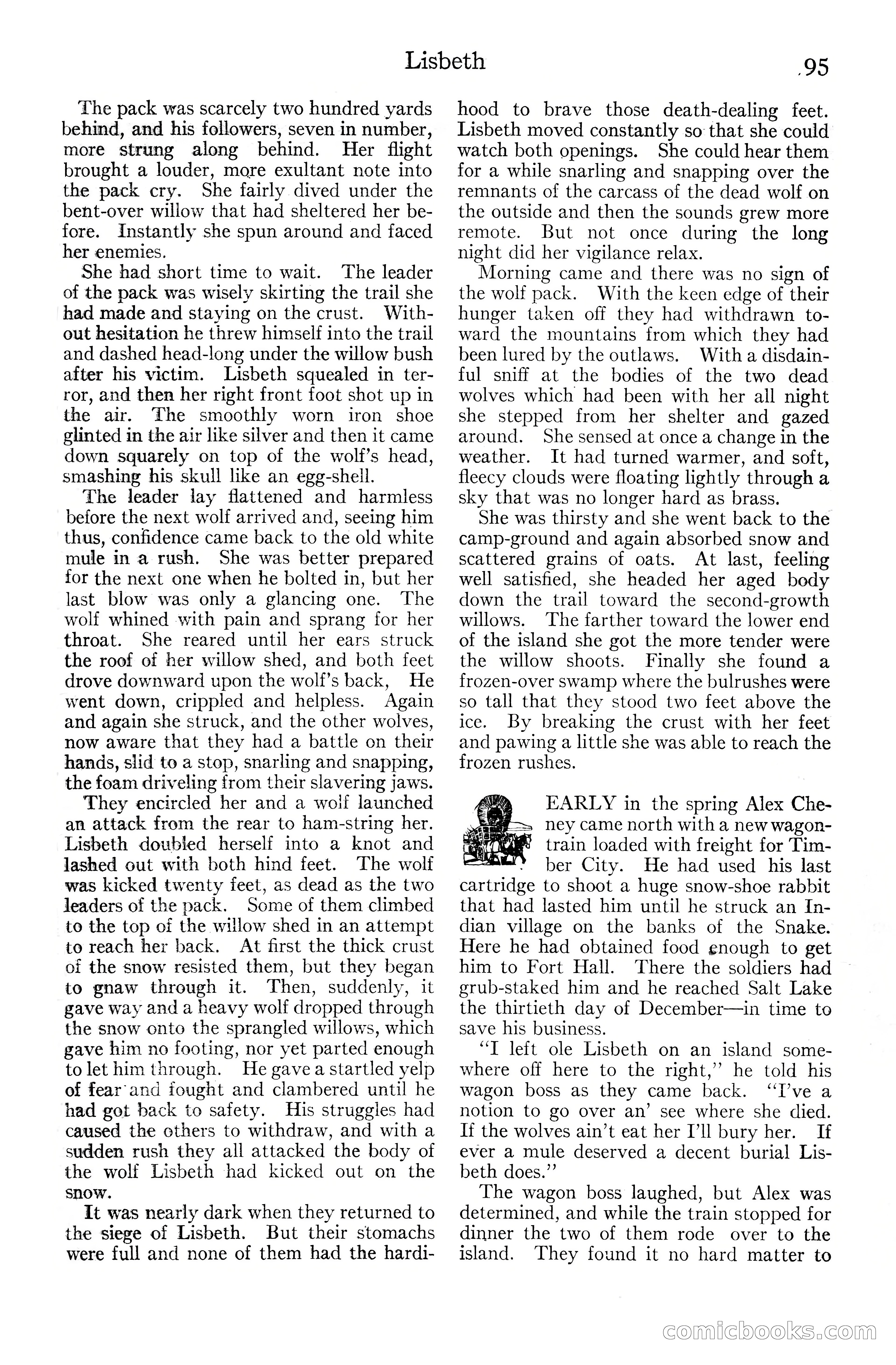 Adventure Magazine Cover, June 20, 1925 — page 113 of 212