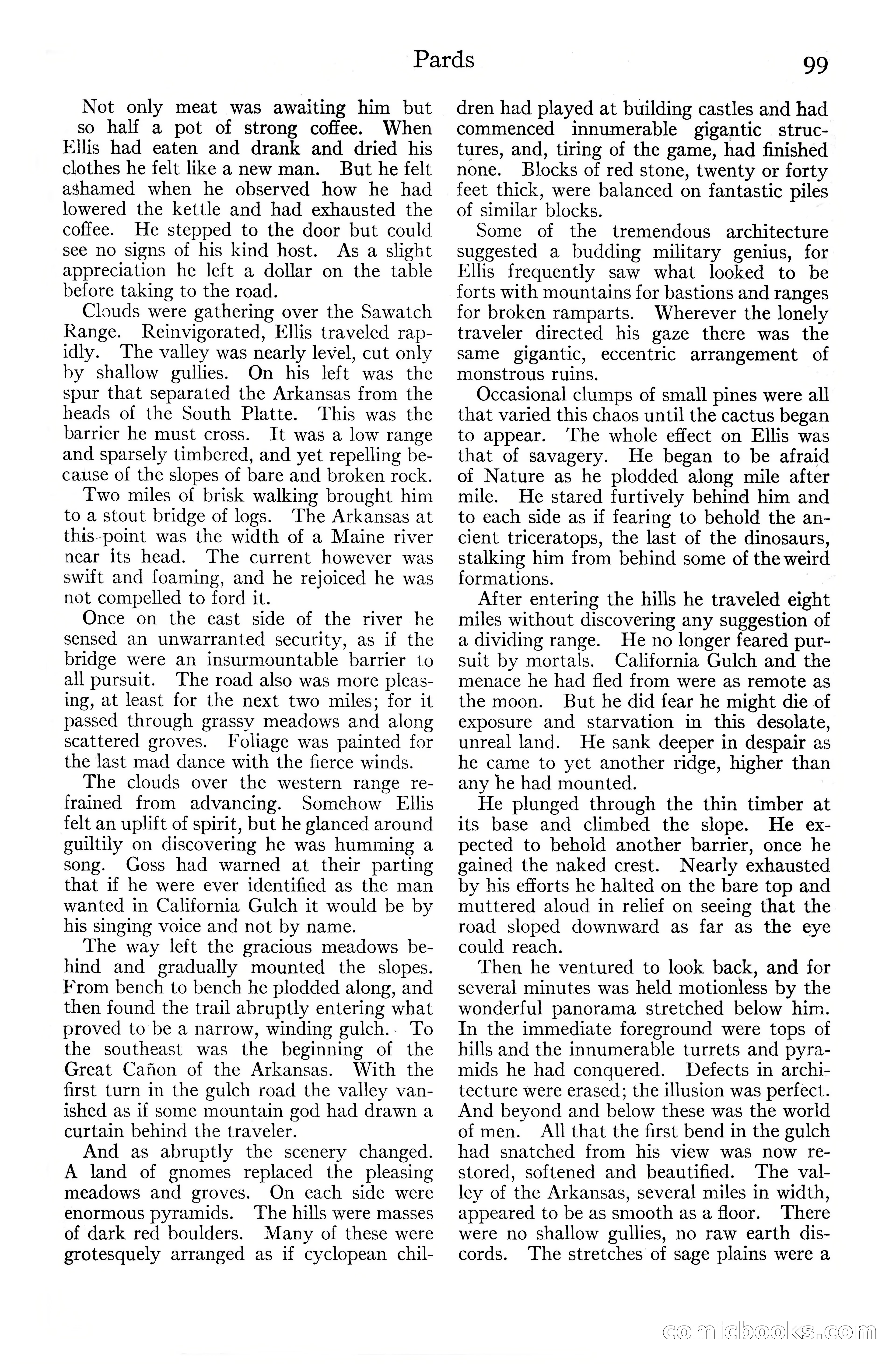 Adventure Magazine Cover, June 20, 1925 — page 117 of 212